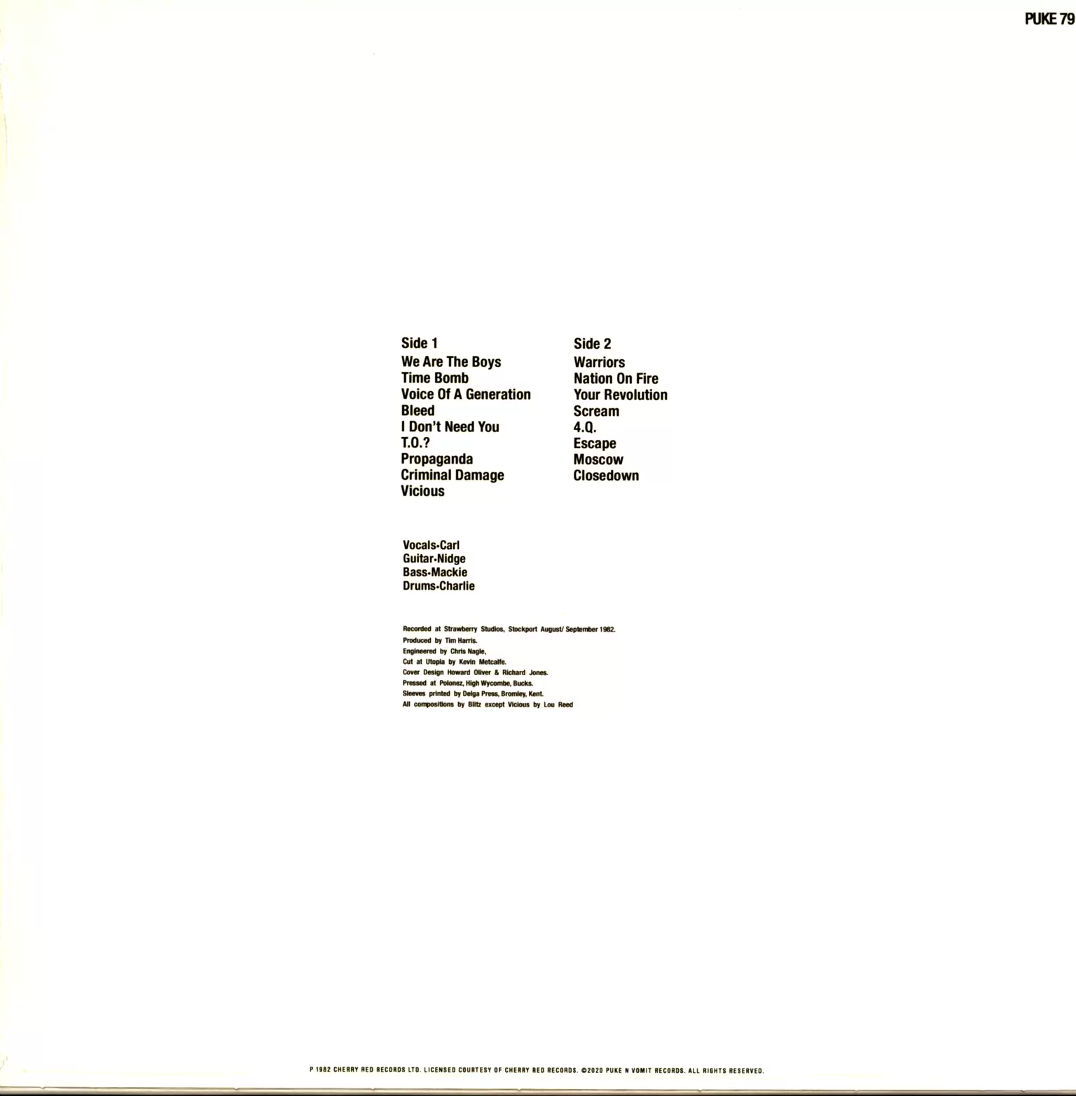 Blitz: Voice Of A Generation, 1×LP (Vinyl)