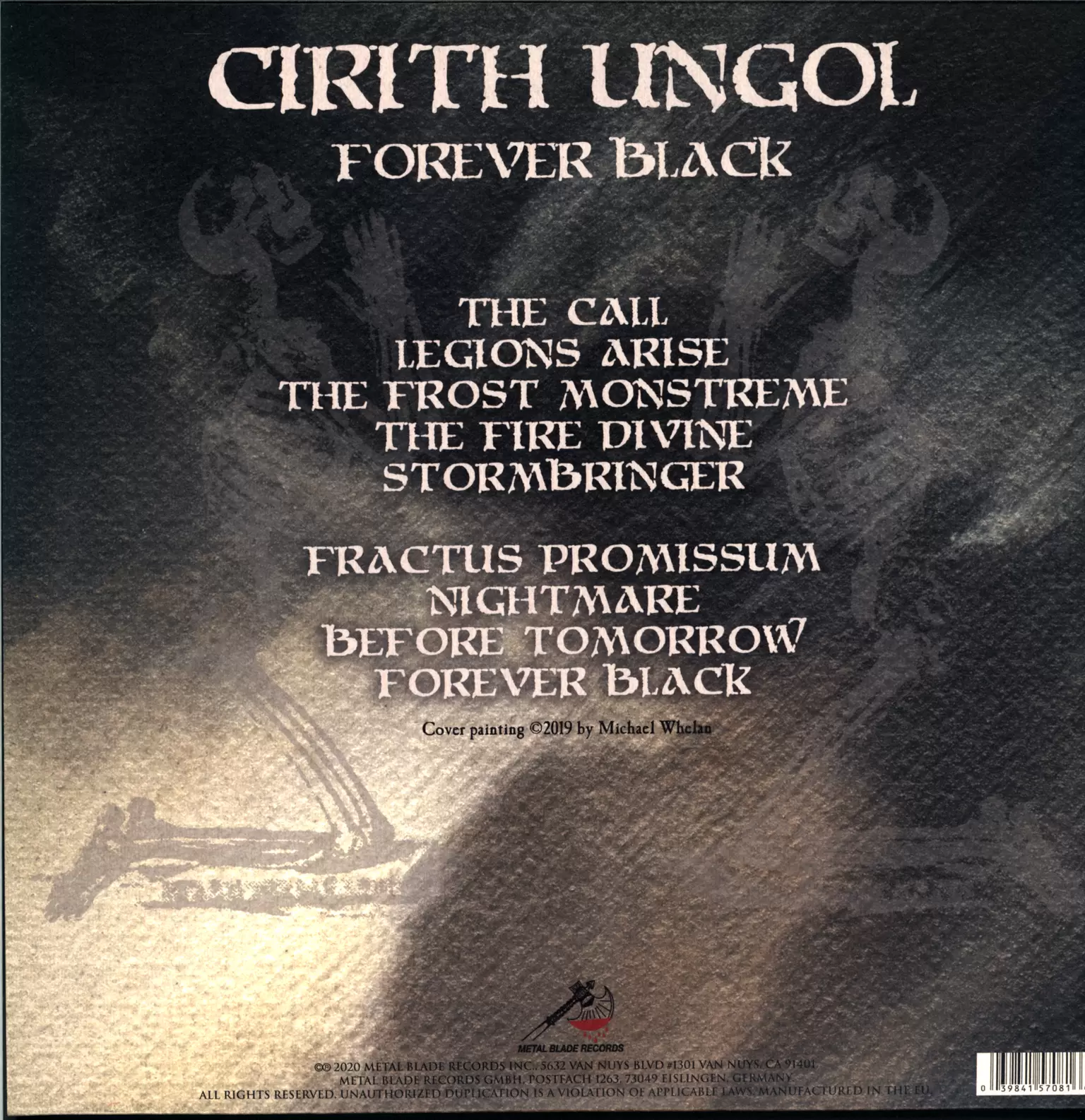 Cirith Ungol: Forever Black, 1×LP (Vinyl)