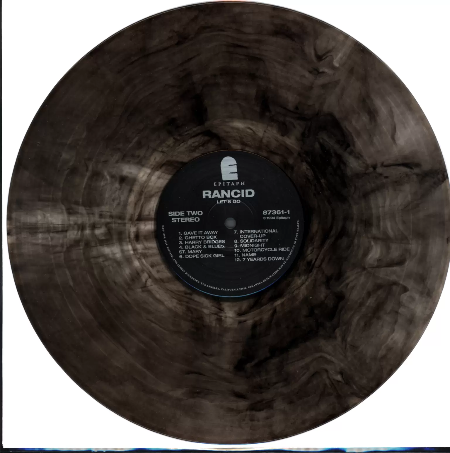Rancid: Let's Go, 1×LP (Vinyl)