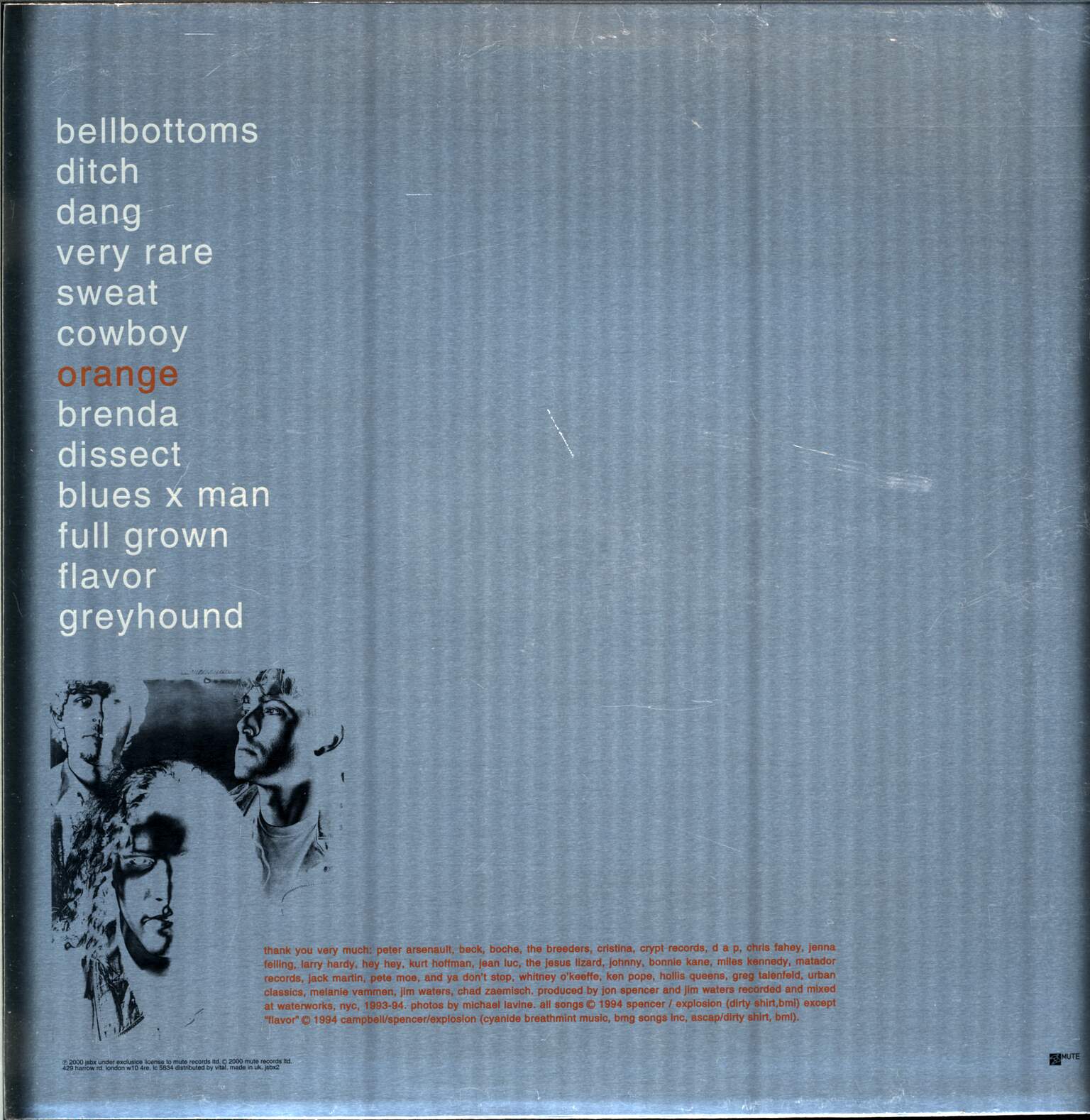 The Jon Spencer Blues Explosion: Orange, 1×LP (Vinyl)