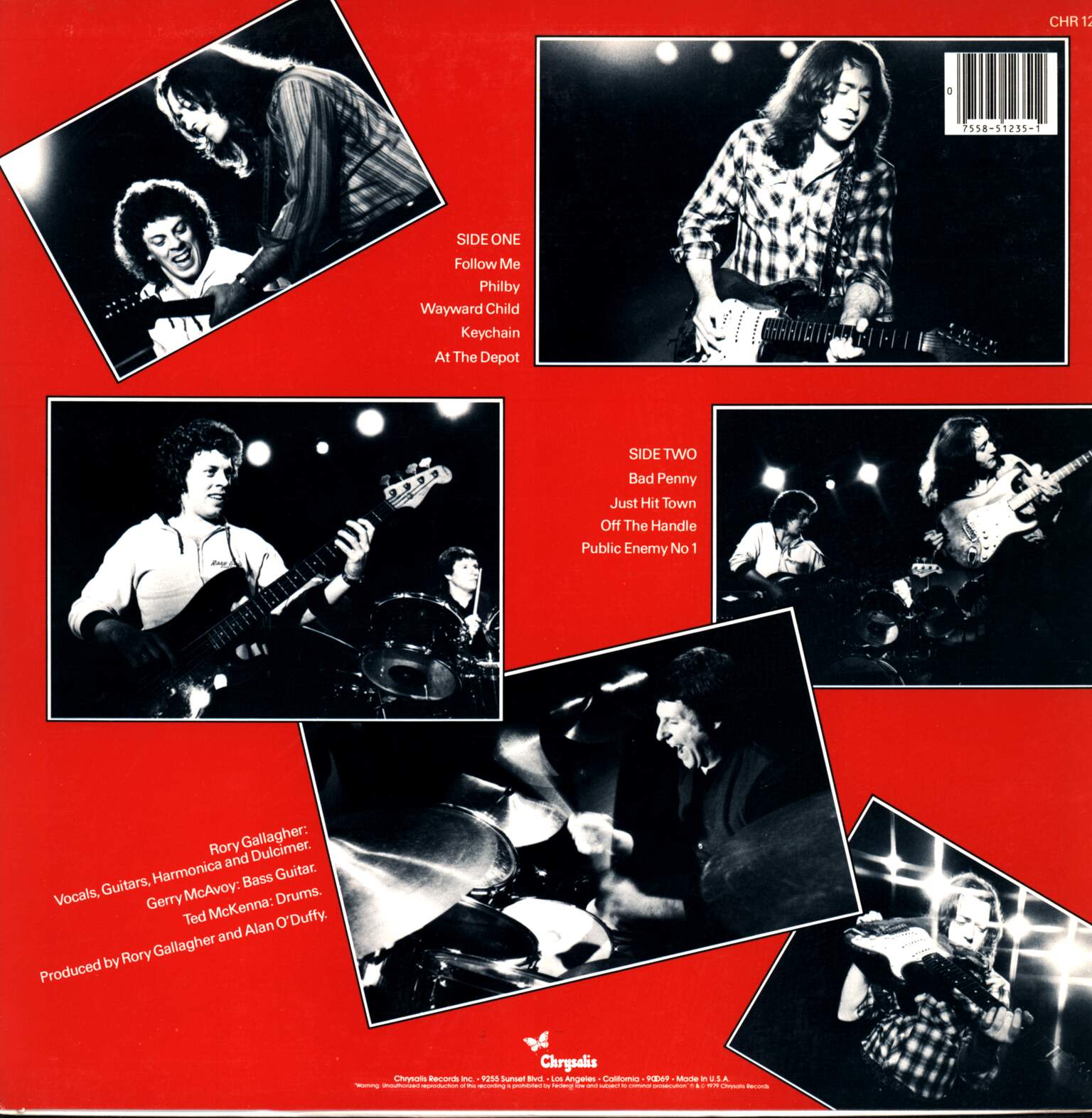 Rory Gallagher: Top Priority, 1×LP (Vinyl)