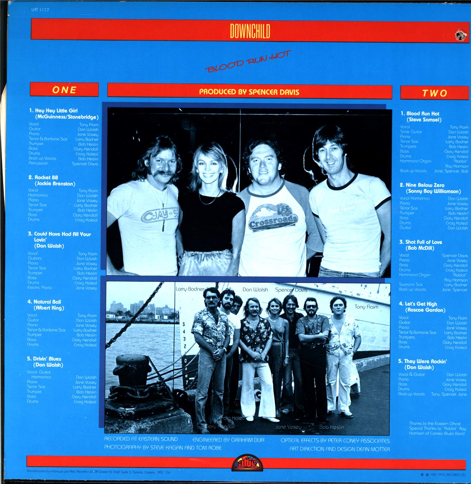 Downchild Blues Band: Blood Run Hot, 1×LP (Vinyl)