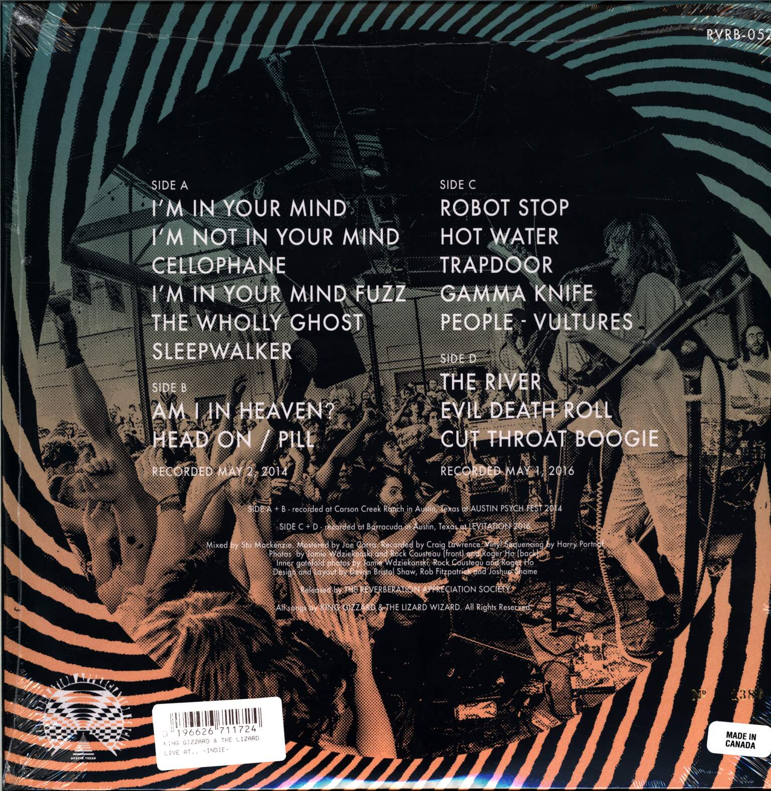 King Gizzard And The Lizard Wizard: Live at Levitation, 2×LP (Vinyl)