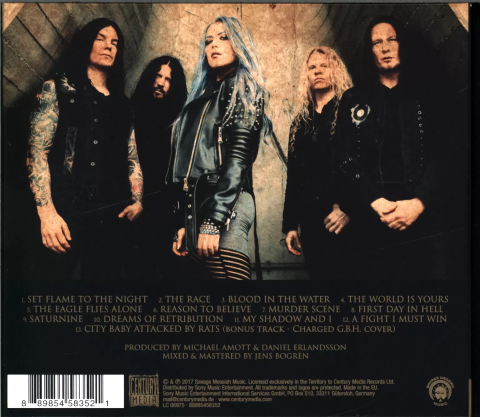 Arch Enemy: Will To Power, 1×CD