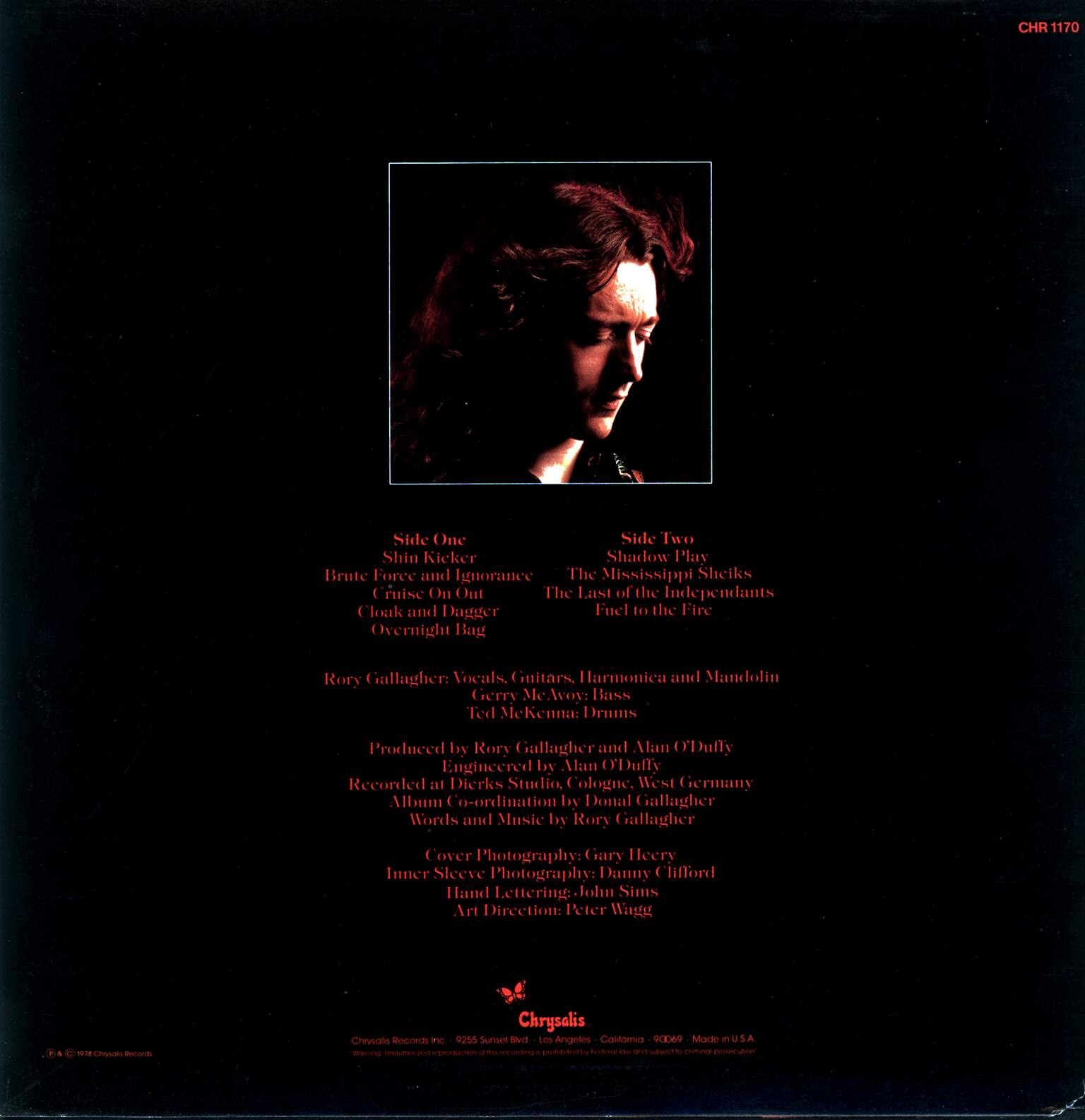 Rory Gallagher: Photo-Finish, 1×LP (Vinyl)