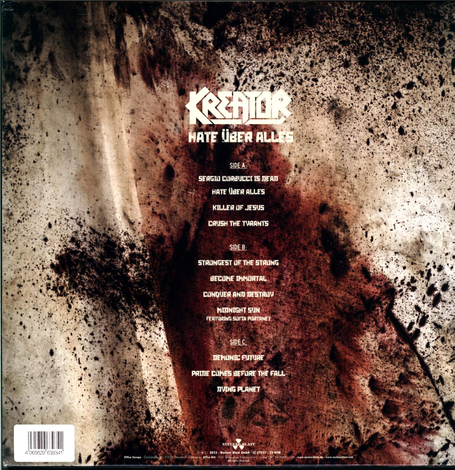 Kreator: Hate Über Alles, 2×LP (Vinyl)