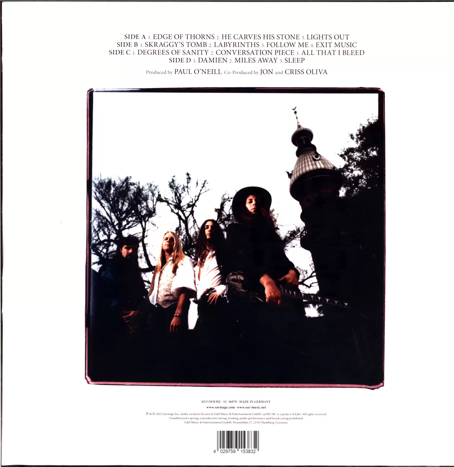 Savatage: Edge Of Thorns, 2×LP (Vinyl)