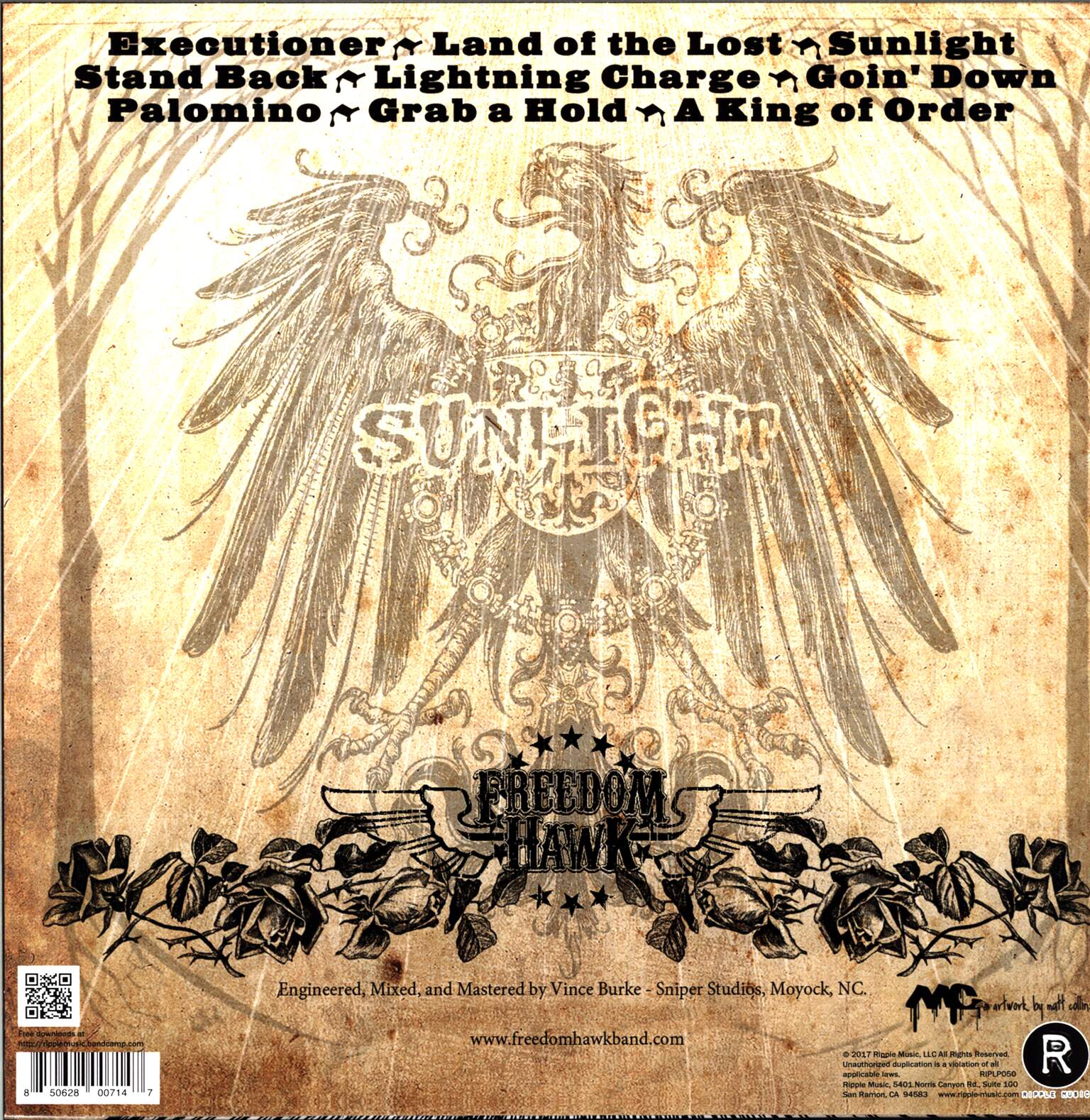 Freedom Hawk: Sunlight, 1×LP (Vinyl)