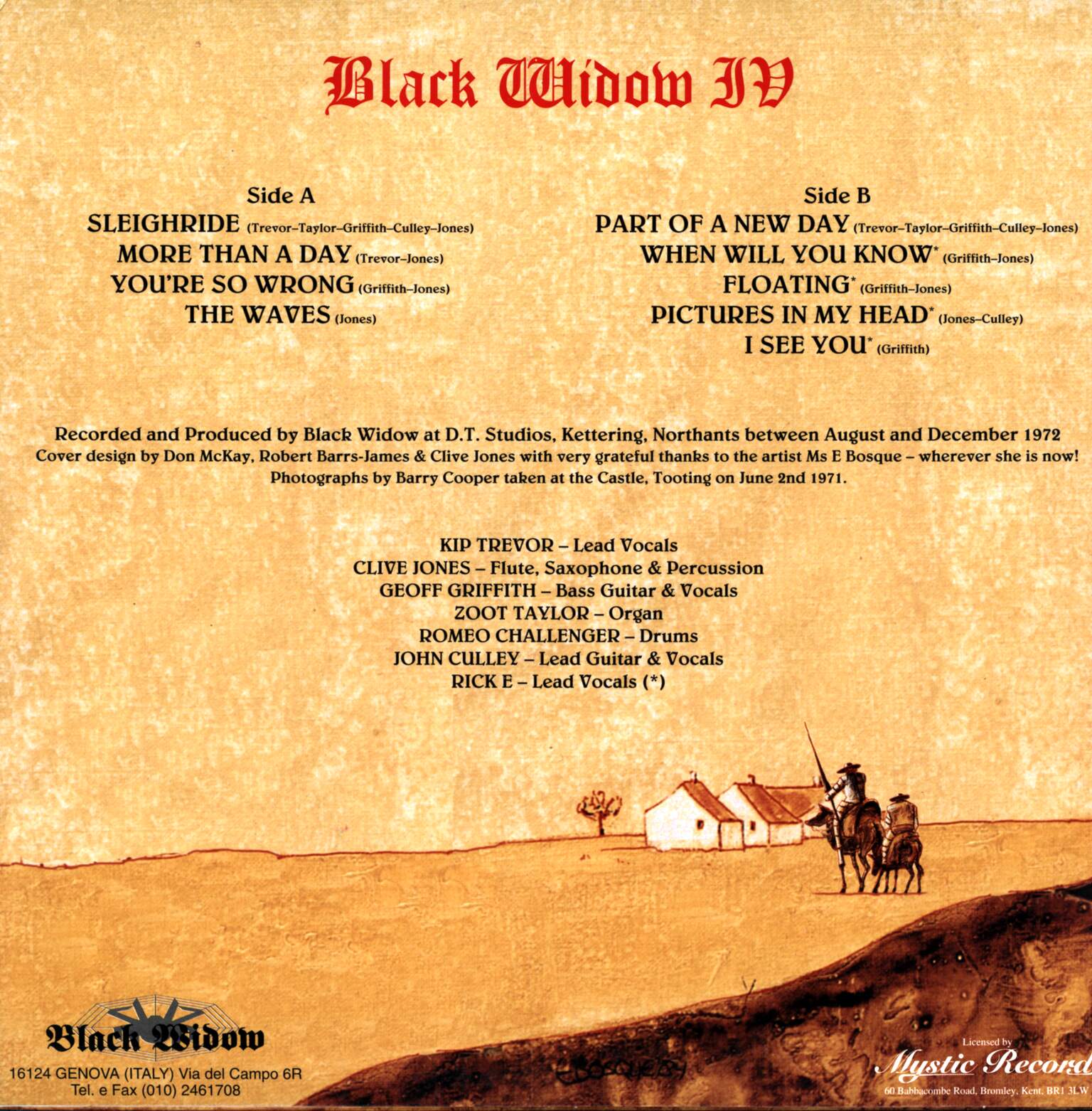 Black Widow: IV, 1×LP (Vinyl)