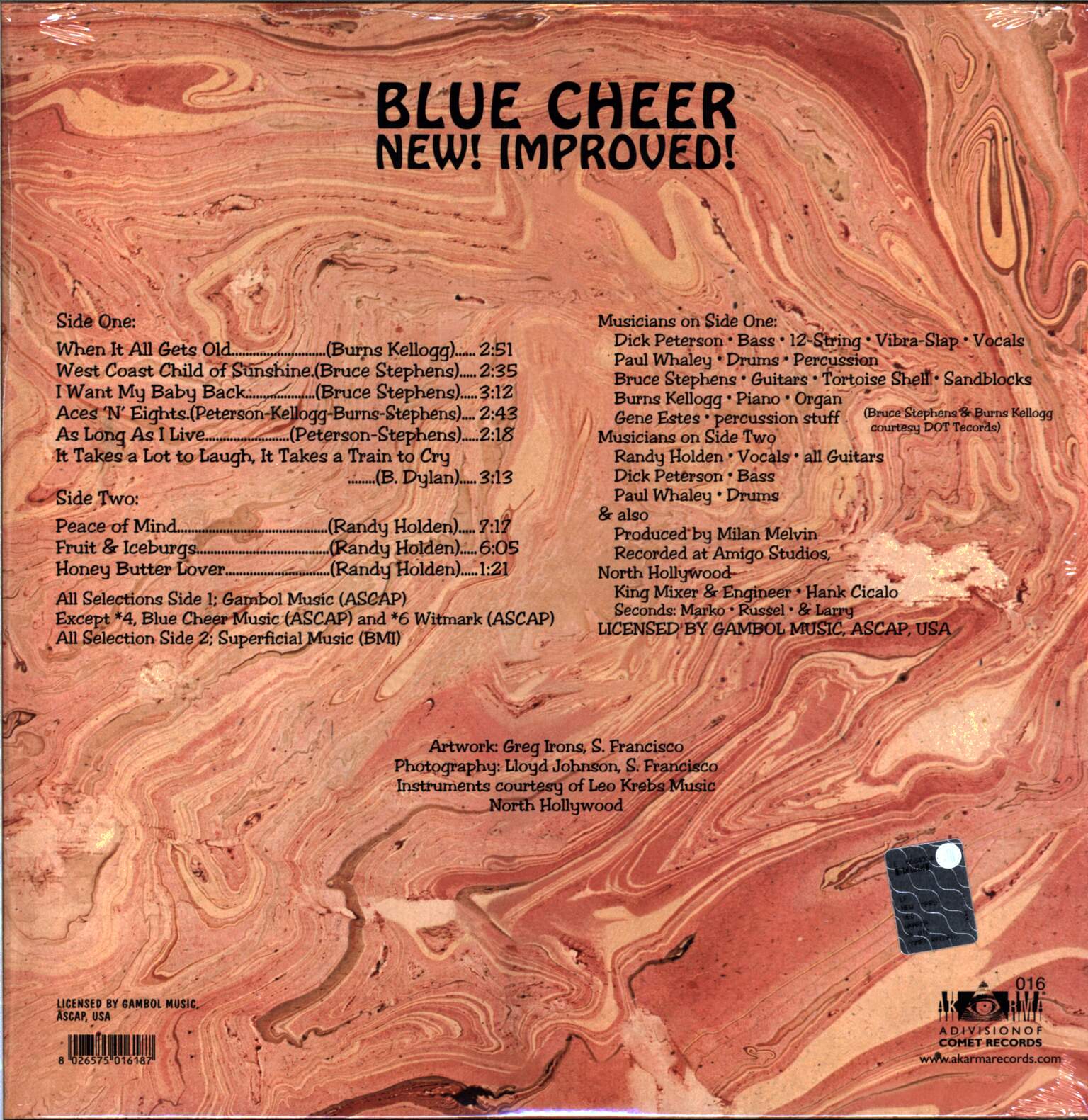 Blue Cheer: New! Improved! Blue Cheer, 1×LP (Vinyl)