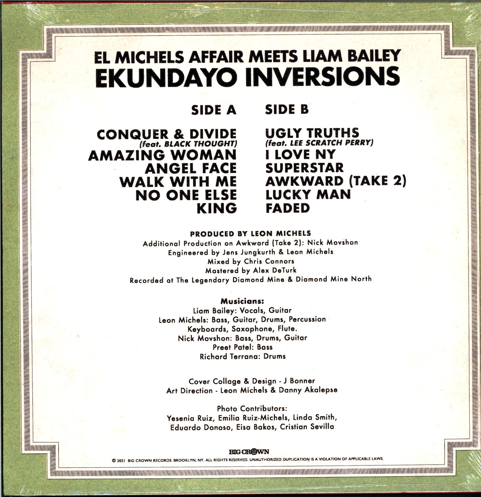 El Michels Affair: Ekundayo Inversions, 1×LP (Vinyl)