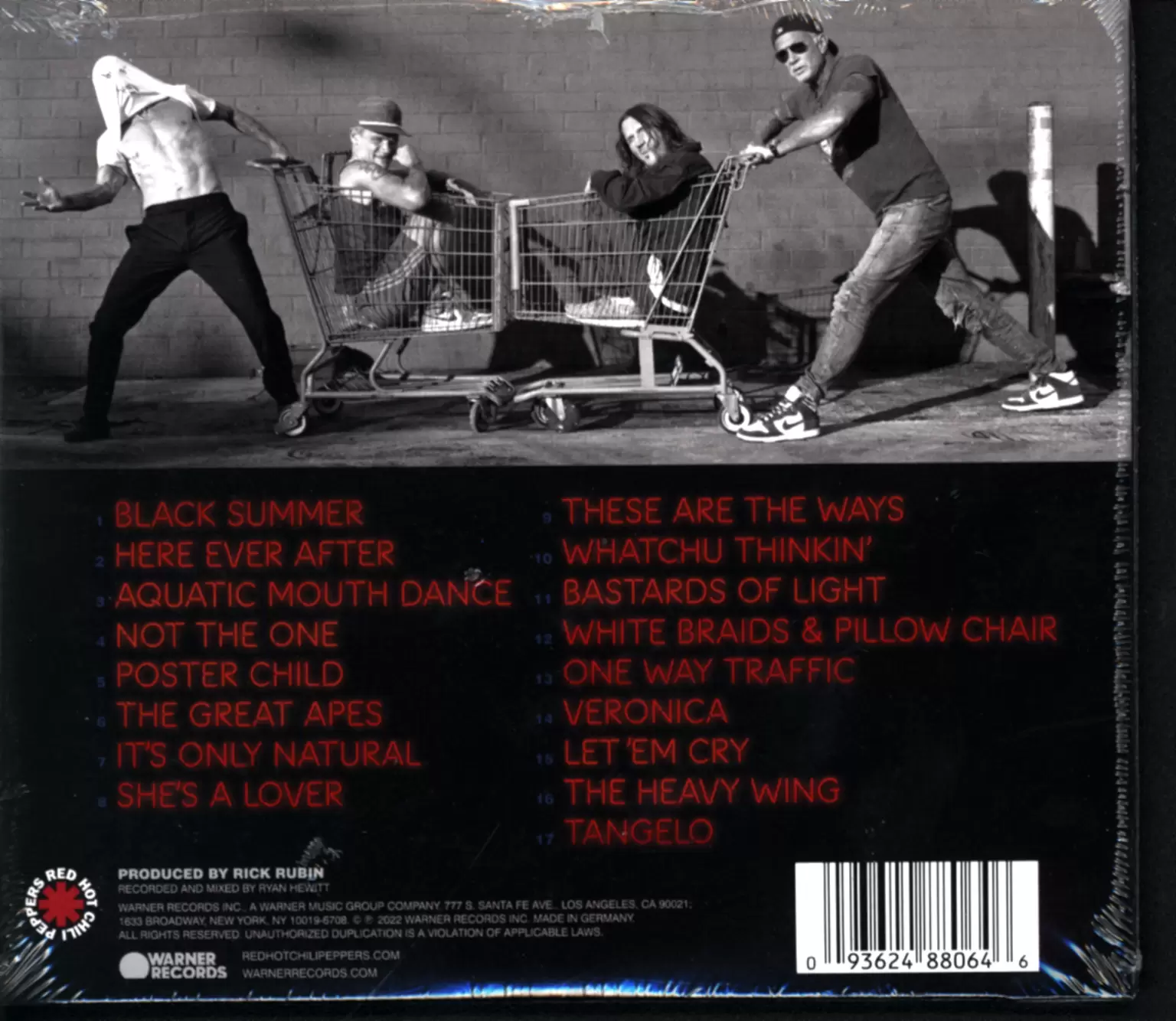 Red Hot Chili Peppers: Unlimited Love, 1×CD