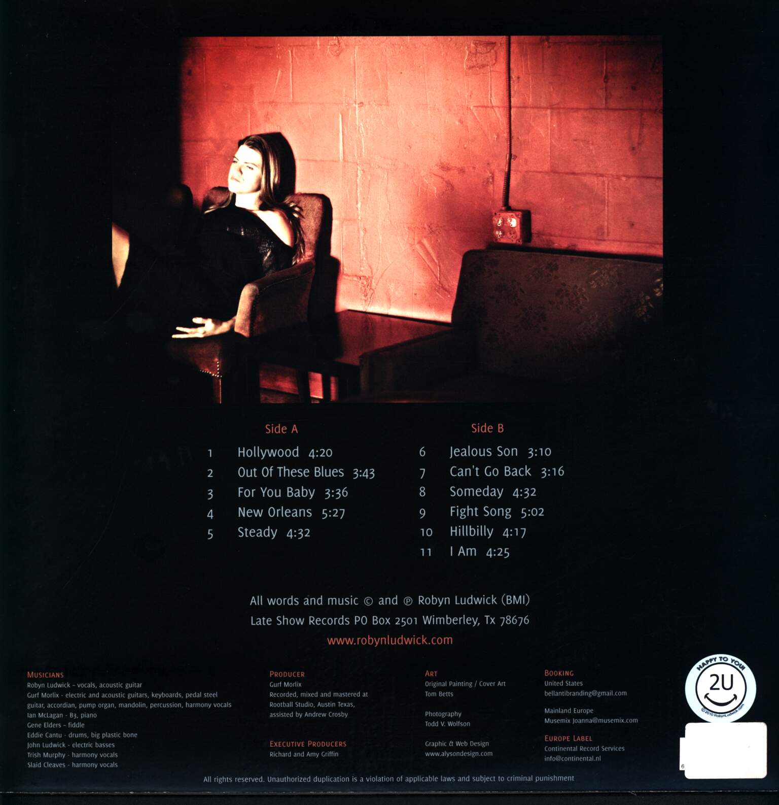 Robyn Ludwick: Out Of These Blues, 1×LP (Vinyl)