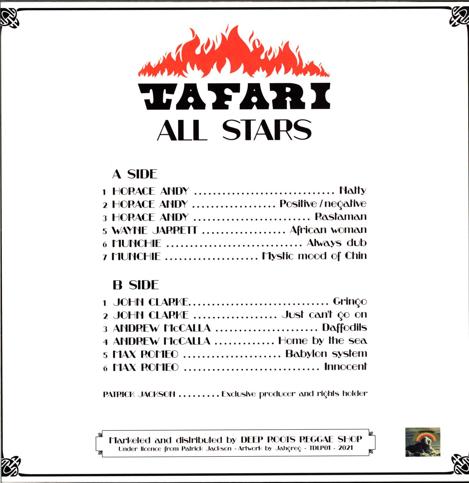 Various: Tafari Rarities From The Vault, 1×LP (Vinyl)