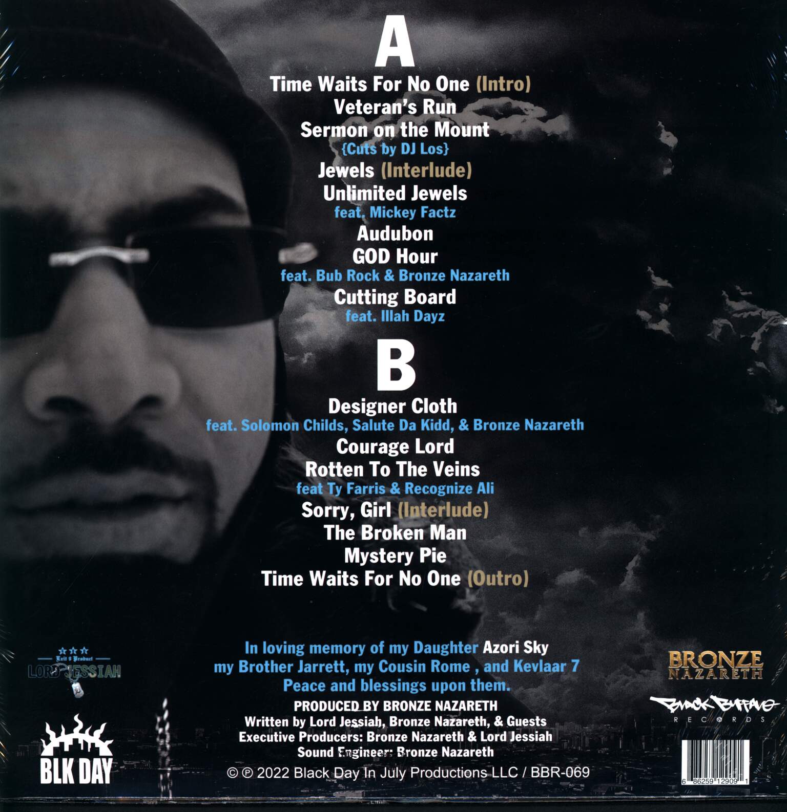 Jessiah Allah: Time Waits For No One, 1×LP (Vinyl)