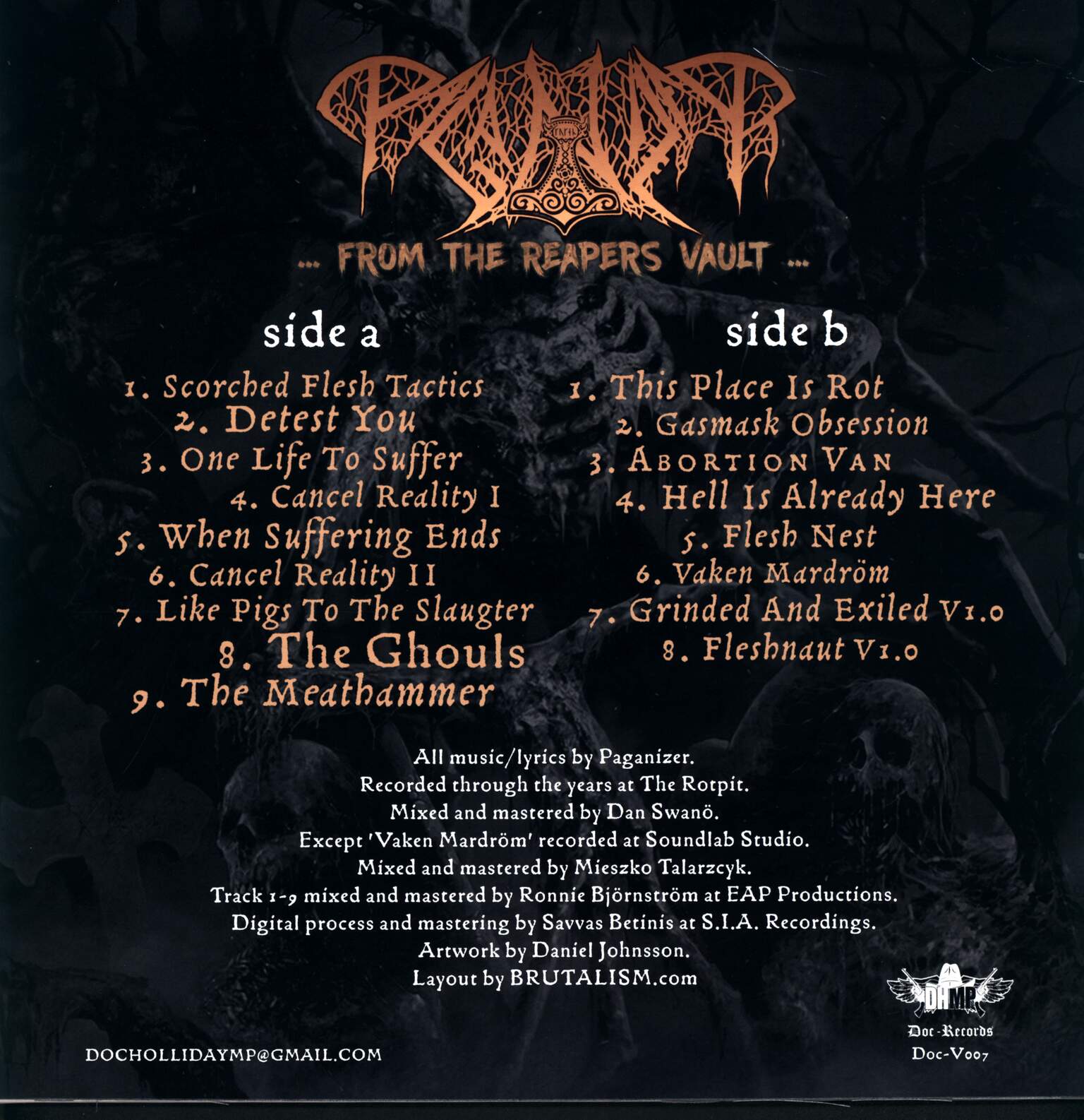 Paganizer: ...From The Reapers Vault, 1×LP (Vinyl)