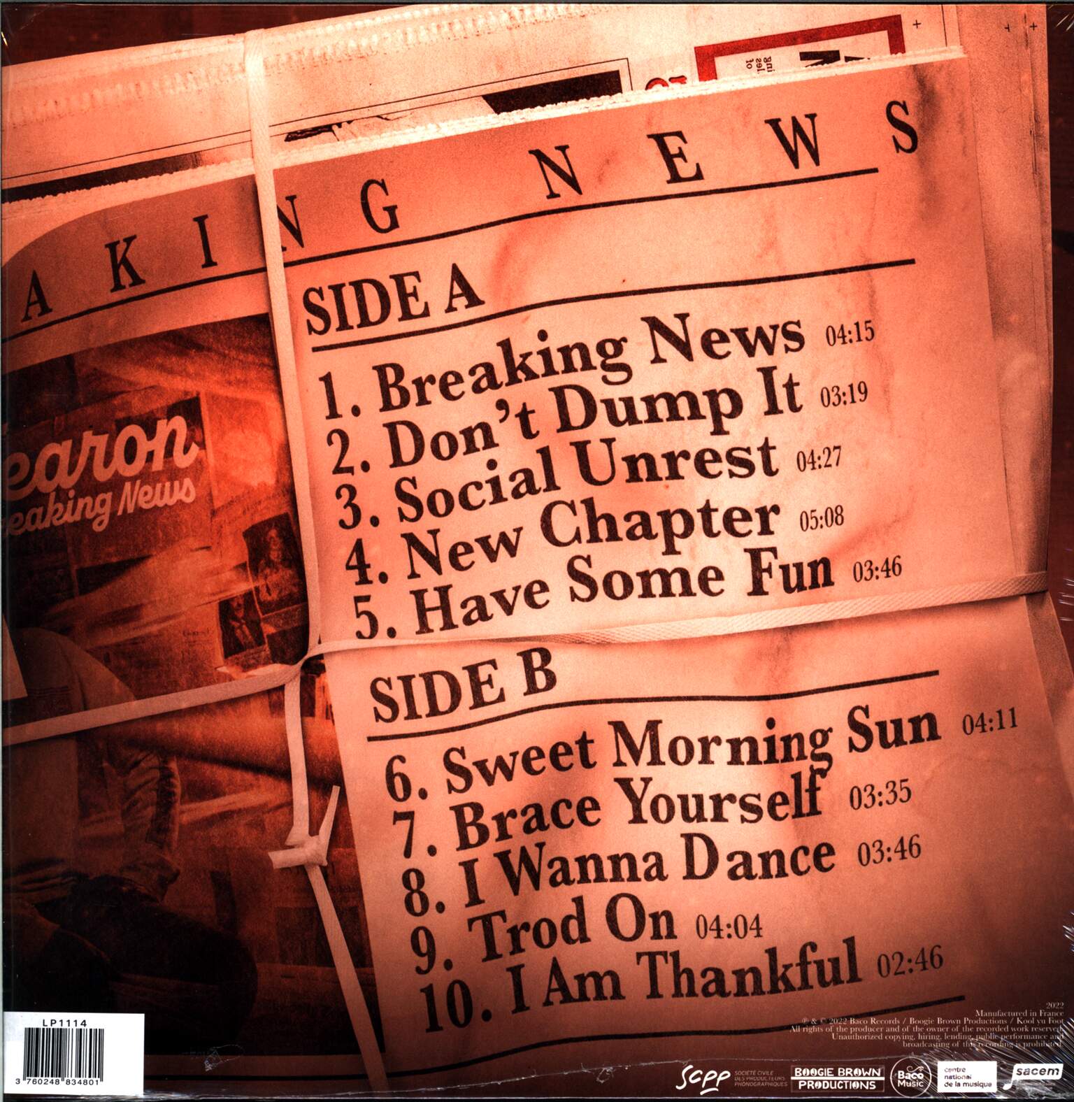 Clinton Fearon: Breaking News, 1×LP (Vinyl)