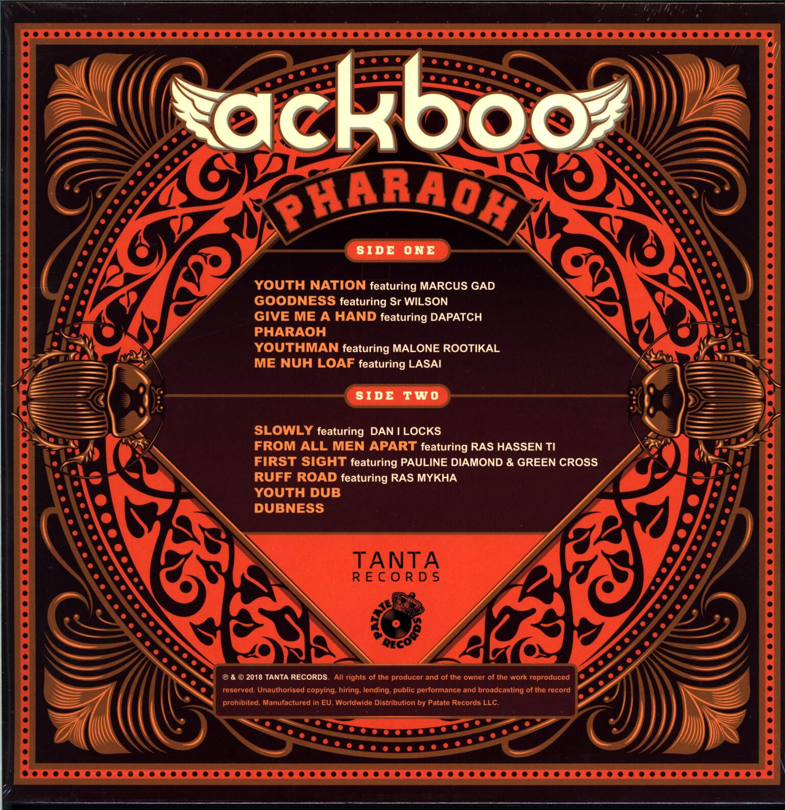 Ackboo: Pharaoh, 1×LP (Vinyl)