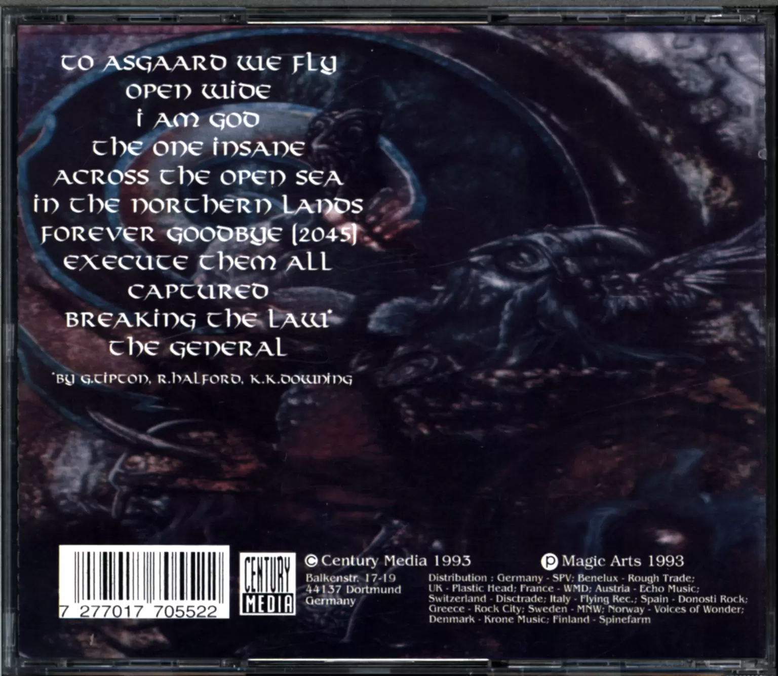 Unleashed: Across The Open Sea, 1×CD