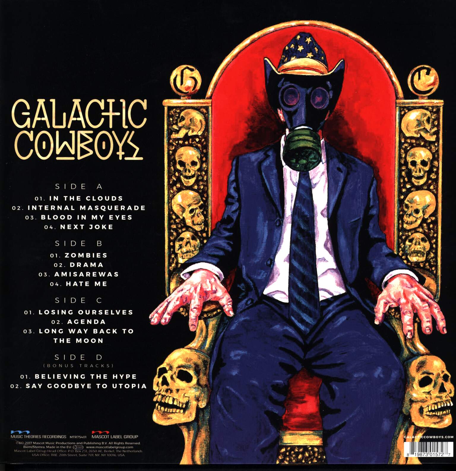 Galactic Cowboys: Long Way Back To The Moon, 2×LP (Vinyl)
