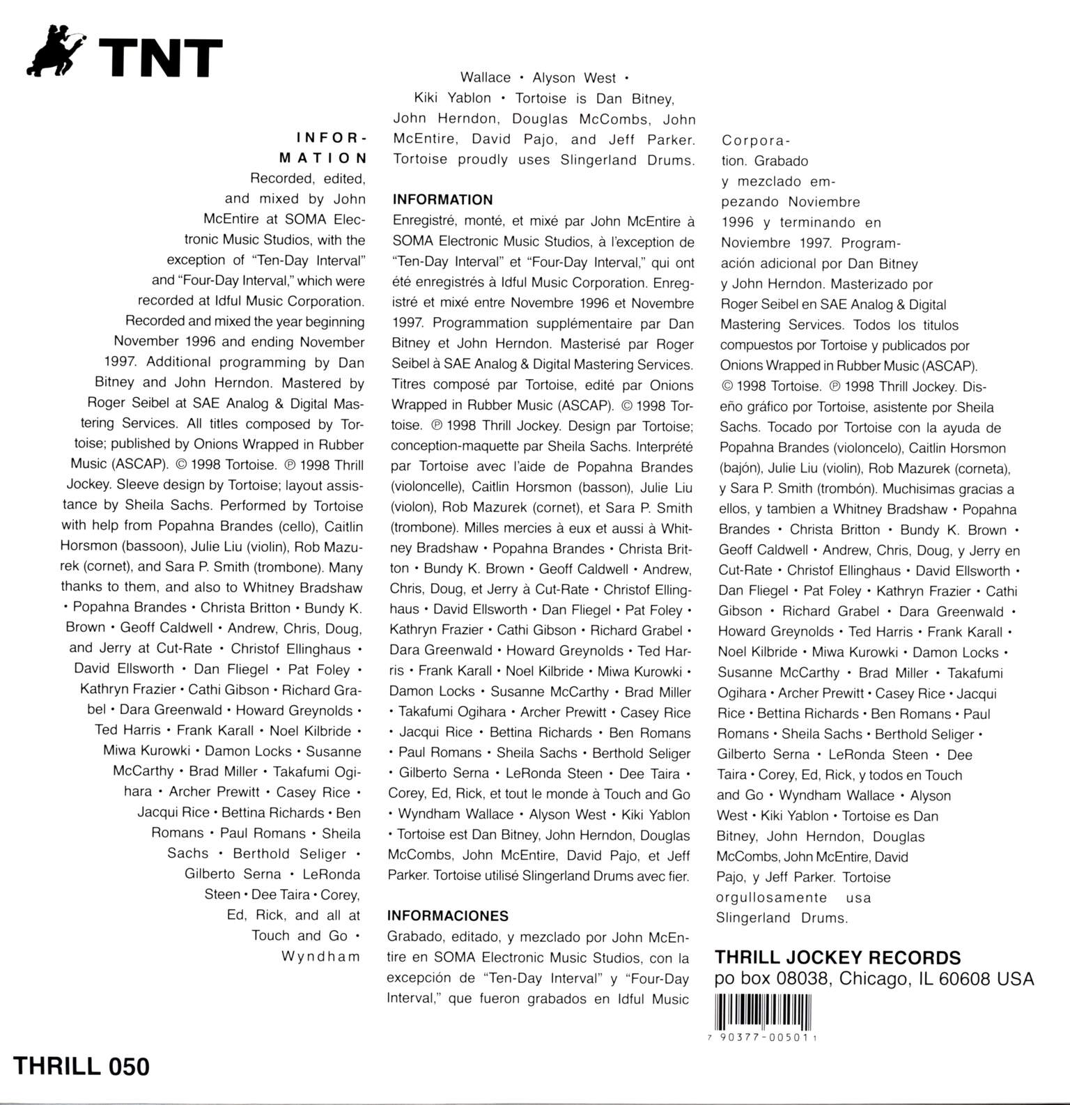 Tortoise: TNT, 2×LP (Vinyl)