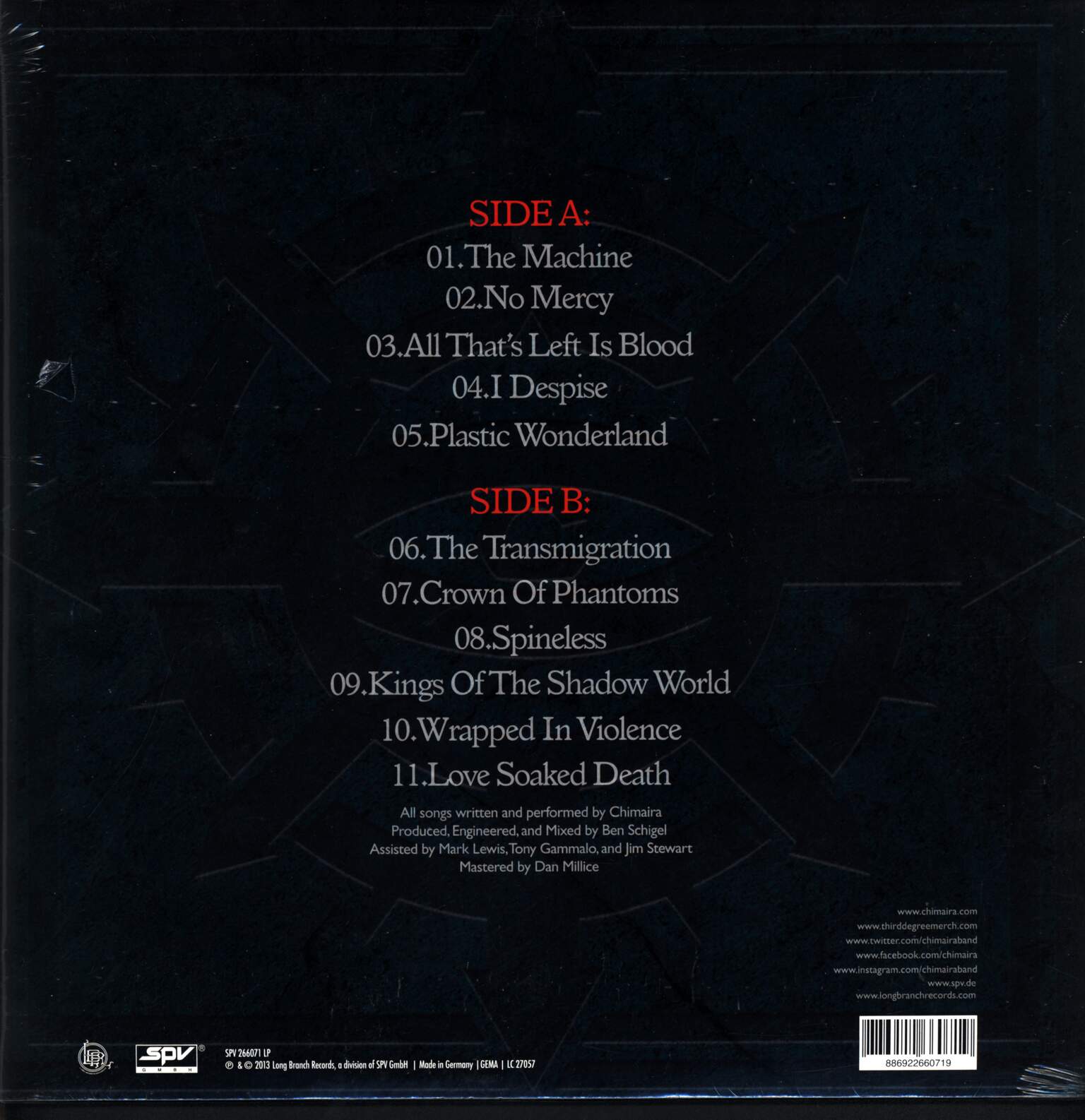 Chimaira: Crown Of Phantoms, 1×LP (Vinyl), 1×CD
