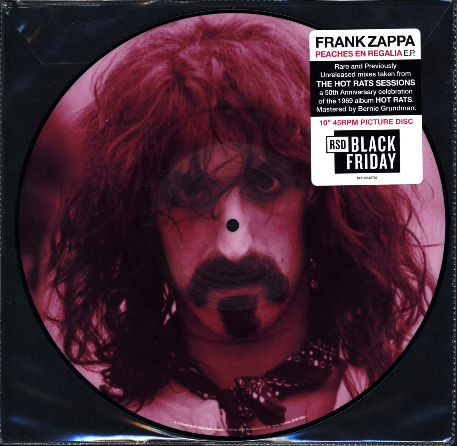 Frank Zappa: Peaches En Regalia, 1×10" Vinyl EP
