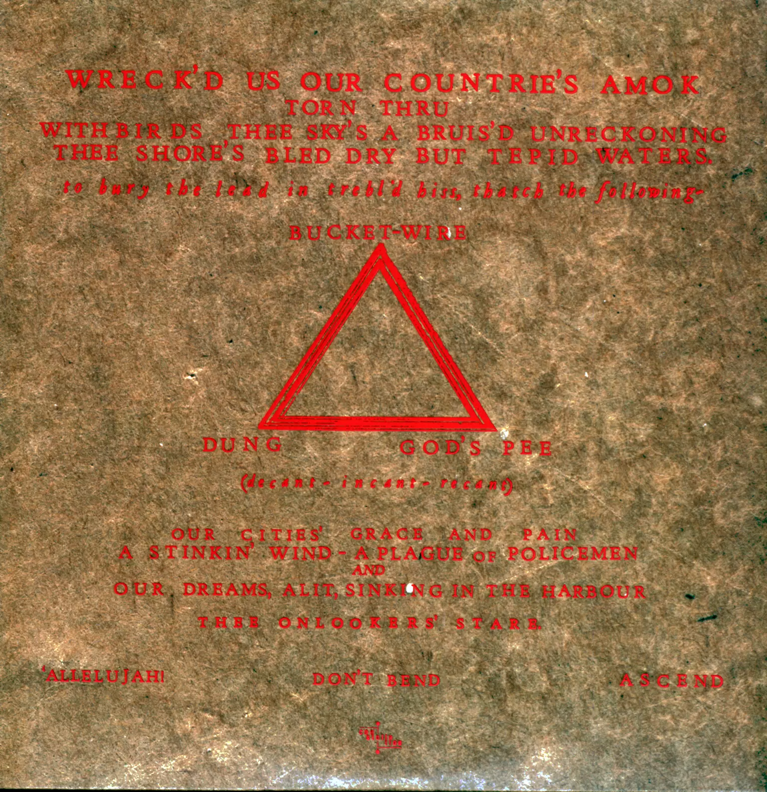 Godspeed You Black Emperor: 'Allelujah! Don't Bend Ascend, 1×LP (Vinyl), 1×7" Single (Vinyl)