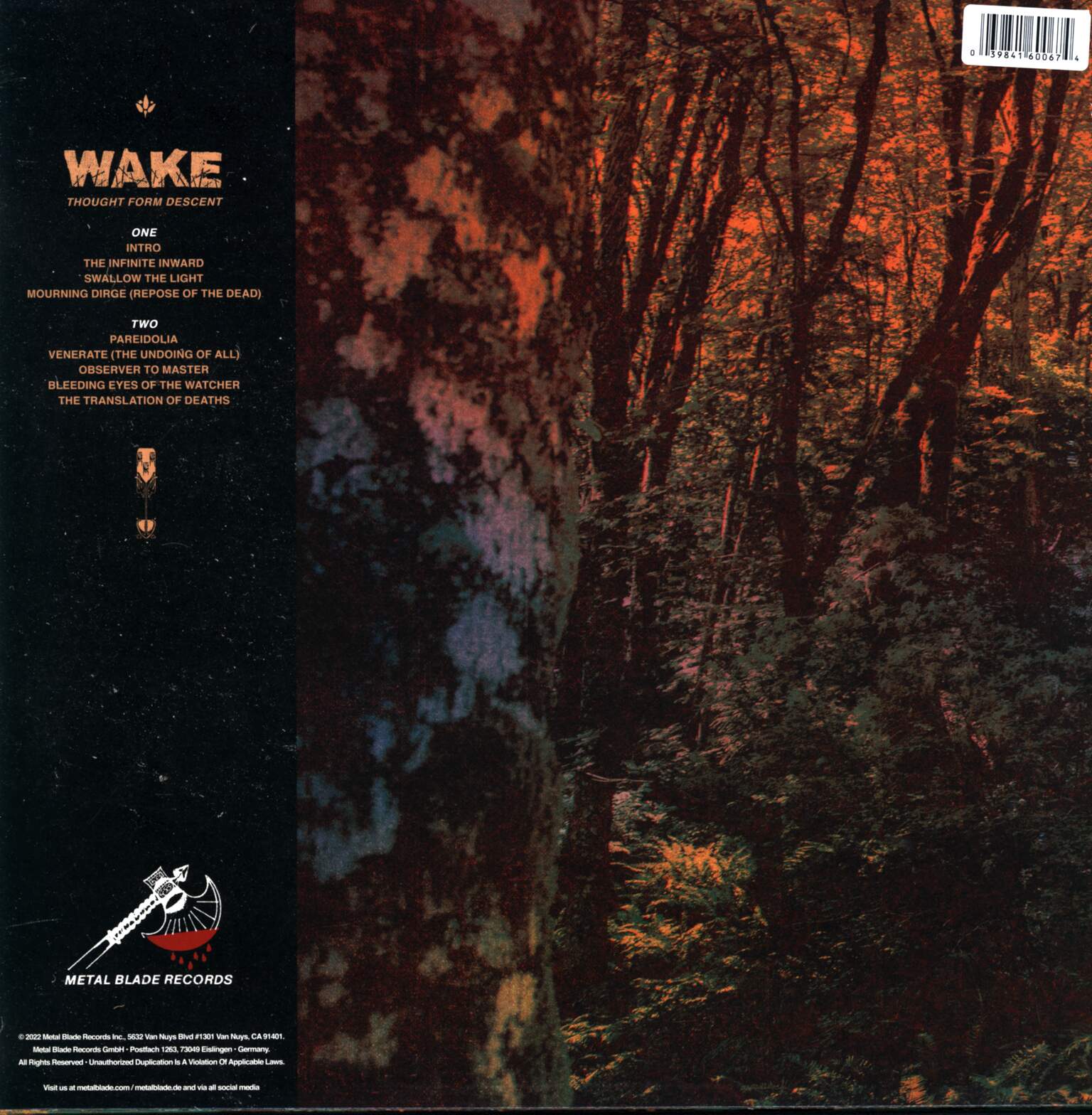 Wake: Thought Form Descent, 1×LP (Vinyl)