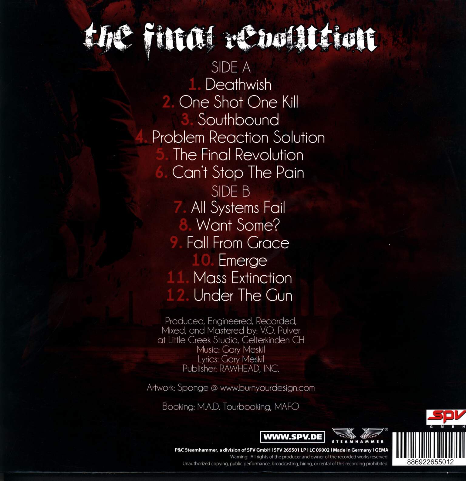 Pro-Pain: The Final Revolution, 1×LP (Vinyl)