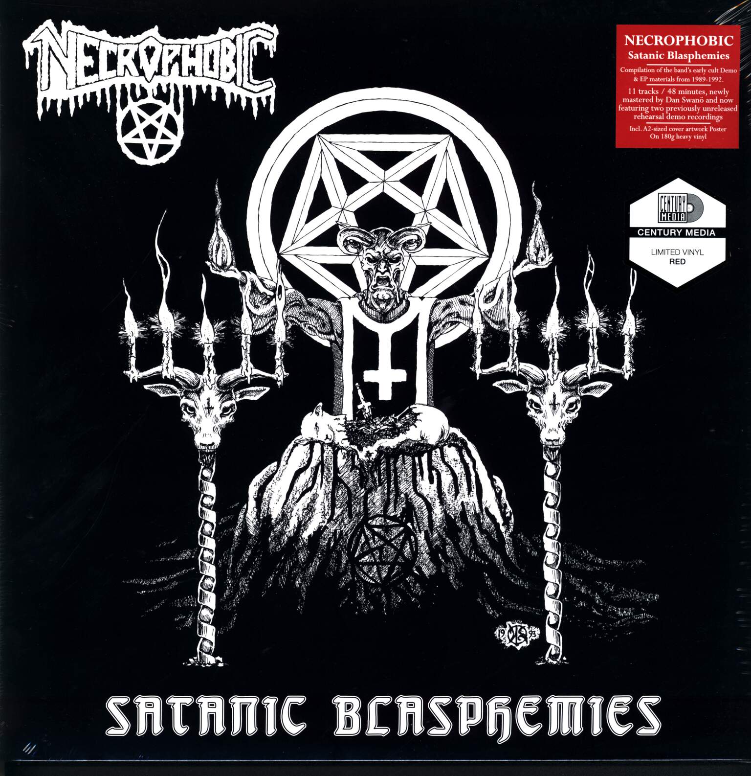 Necrophobic: Satanic Blasphemies, 1×LP (Vinyl)
