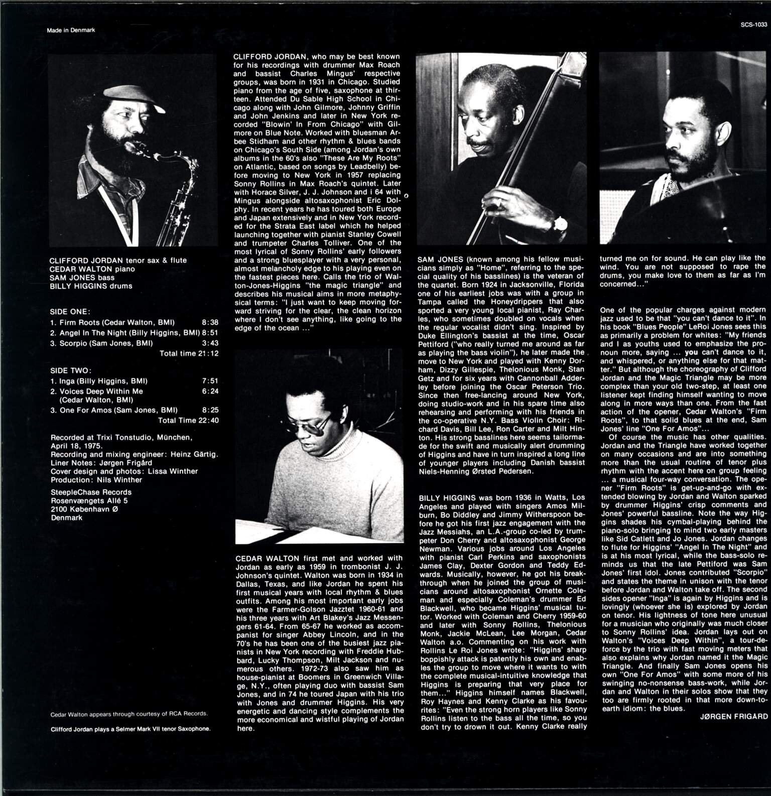 Clifford Jordan And The Magic Triangle: Firm Roots, 1×LP (Vinyl)