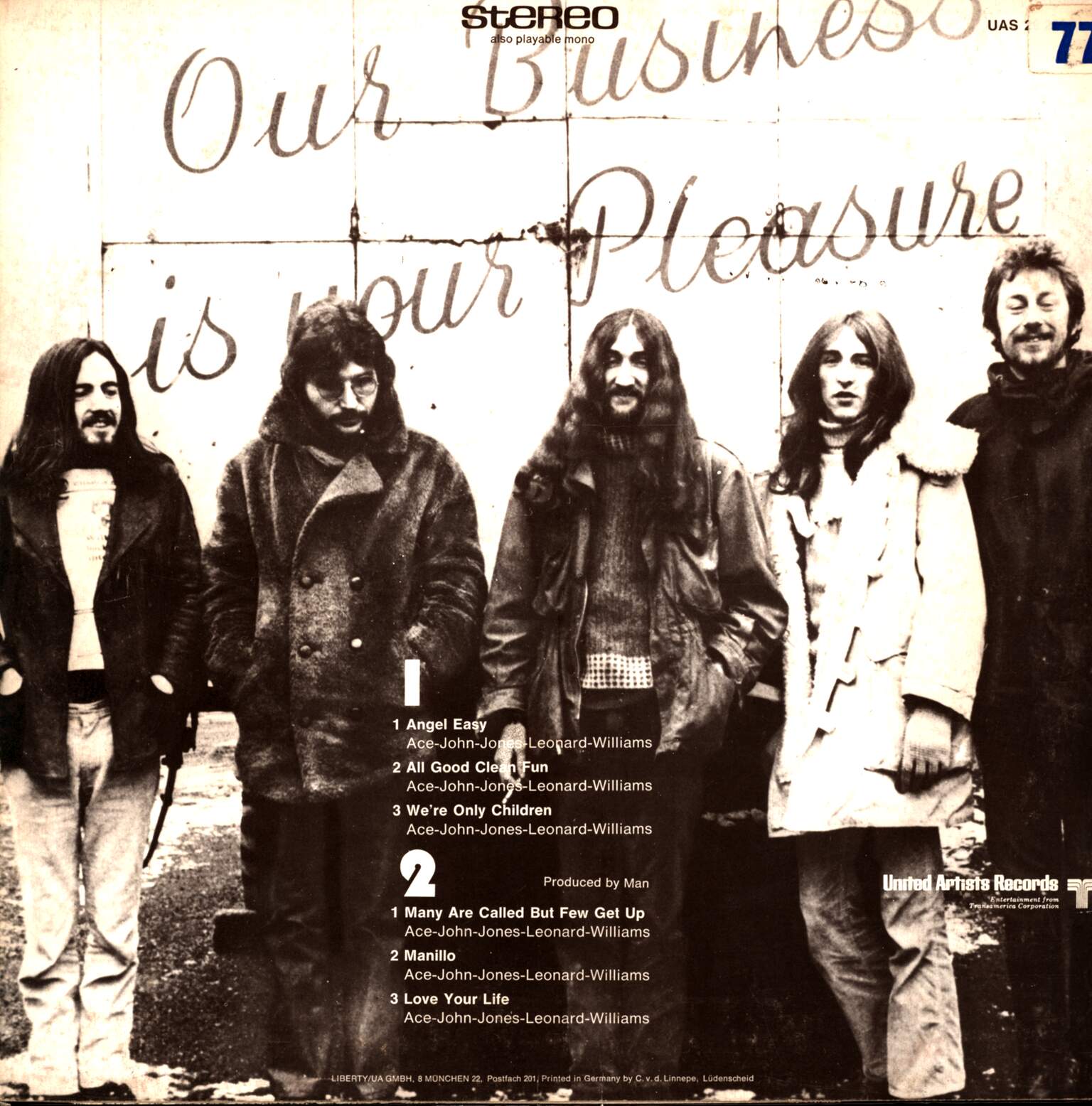 Man: Do You Like It Here Now (Are You Settling In Alright), 1×LP (Vinyl)