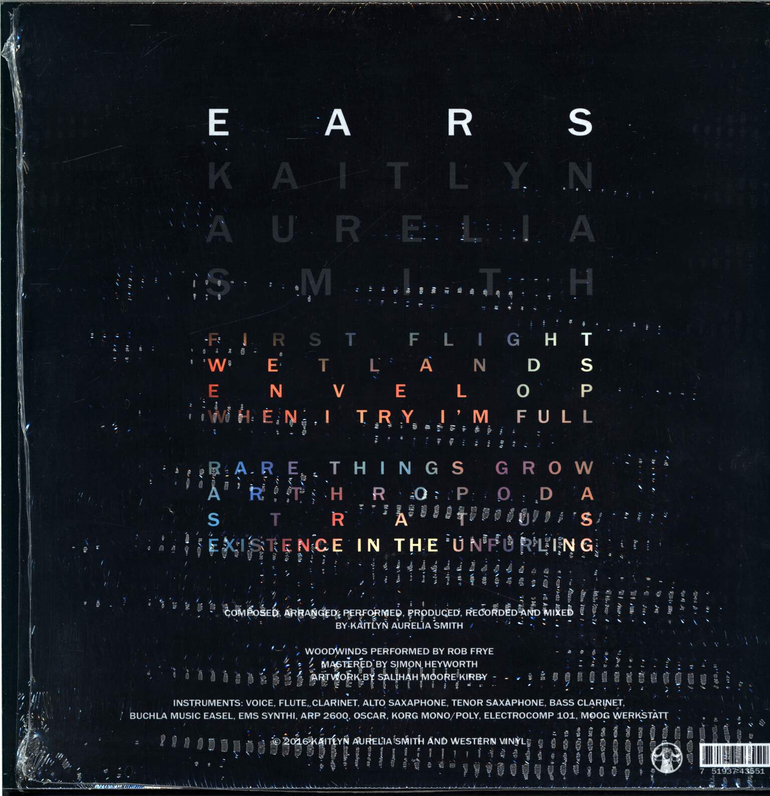 Kaitlyn Aurelia Smith: EARS, 1×LP (Vinyl)