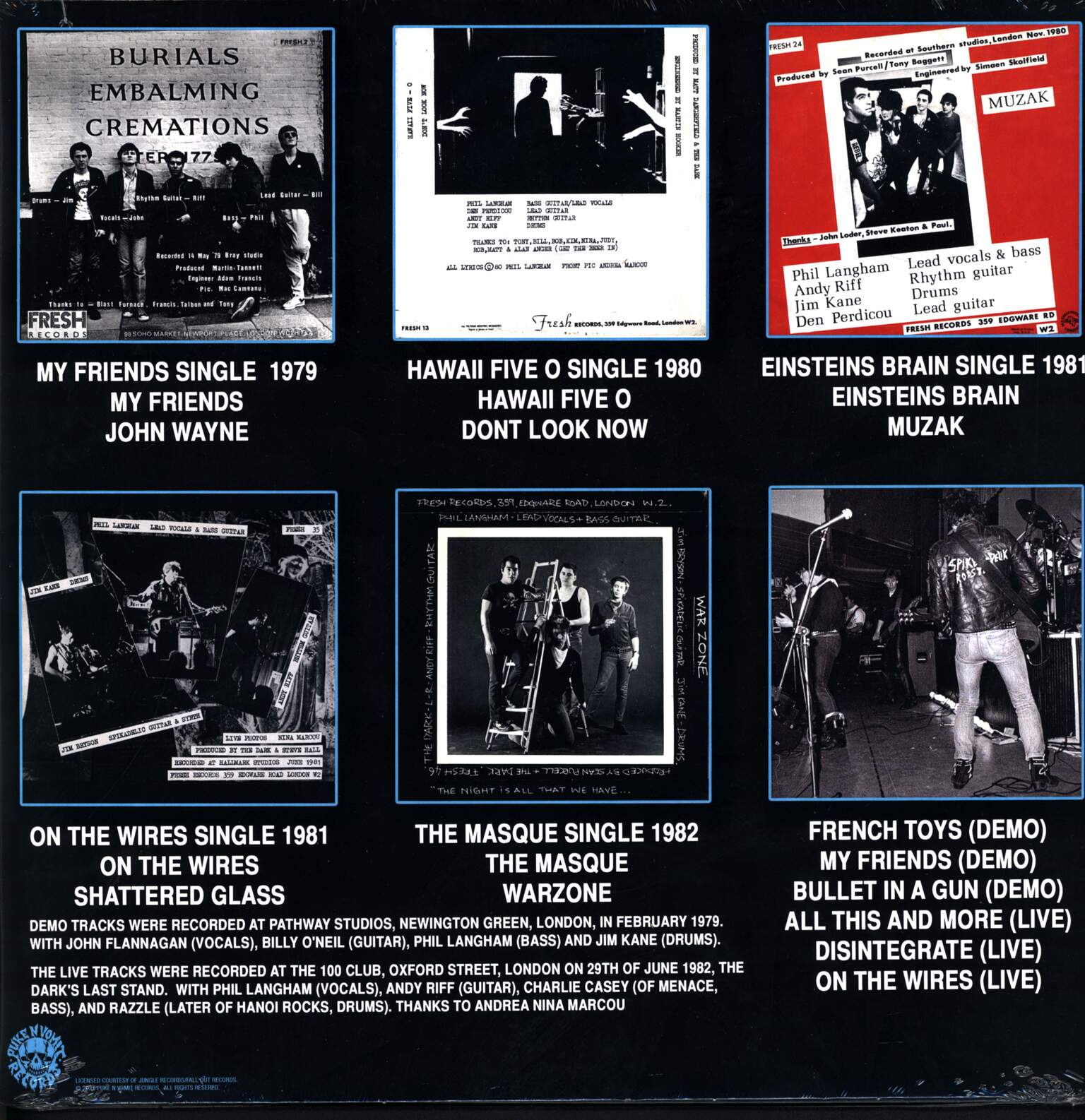 The Dark: All This And More... The Singles + Bonus, 1×LP (Vinyl)