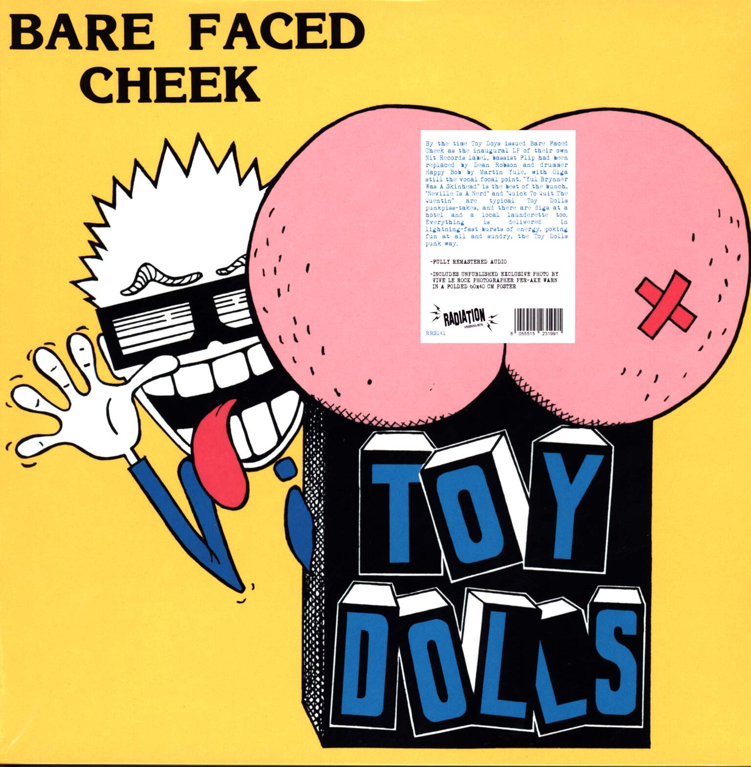 Toy Dolls: Bare Faced Cheek, 1×LP (Vinyl)