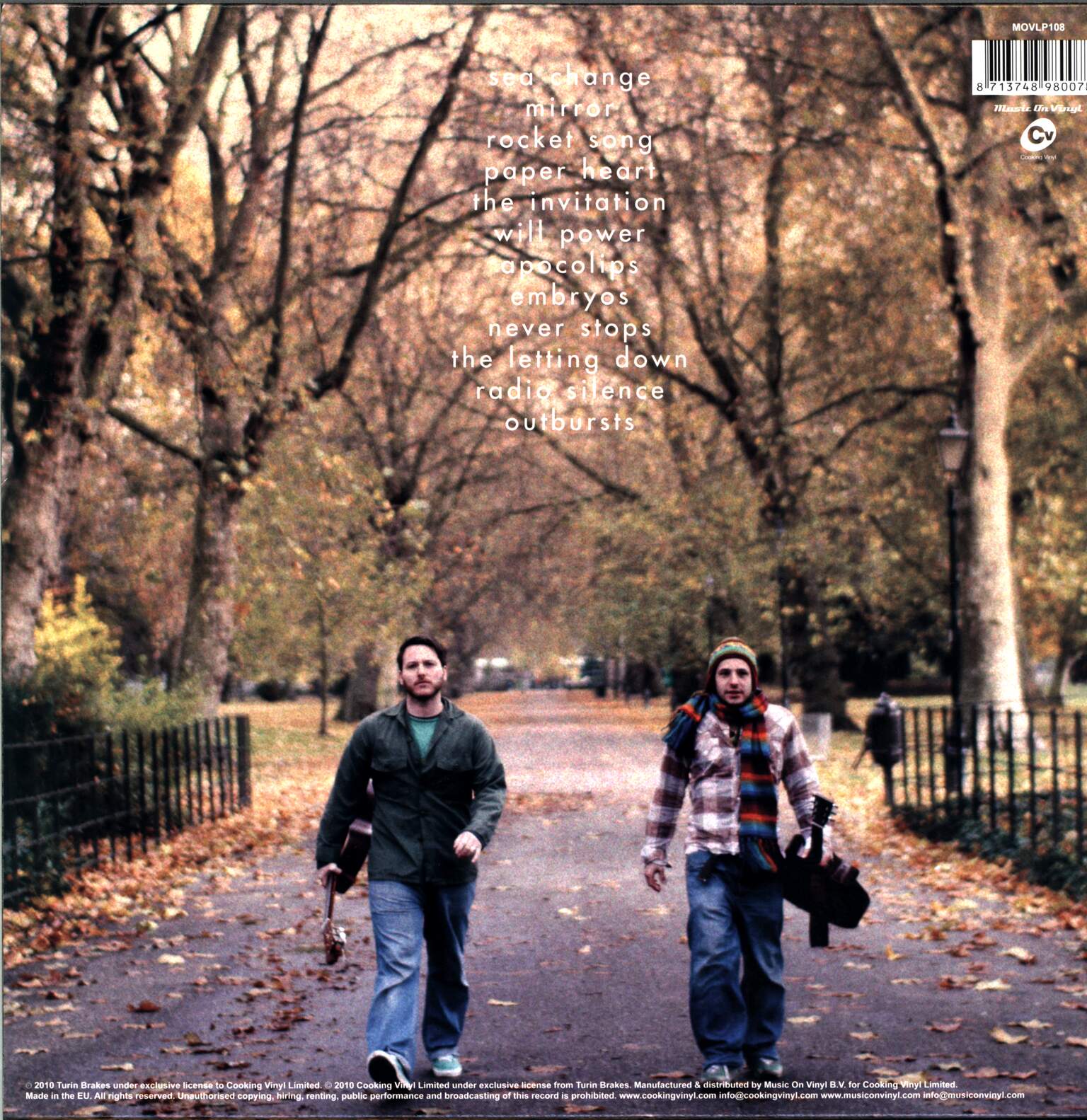 Turin Brakes: Outbursts, 1×LP (Vinyl)