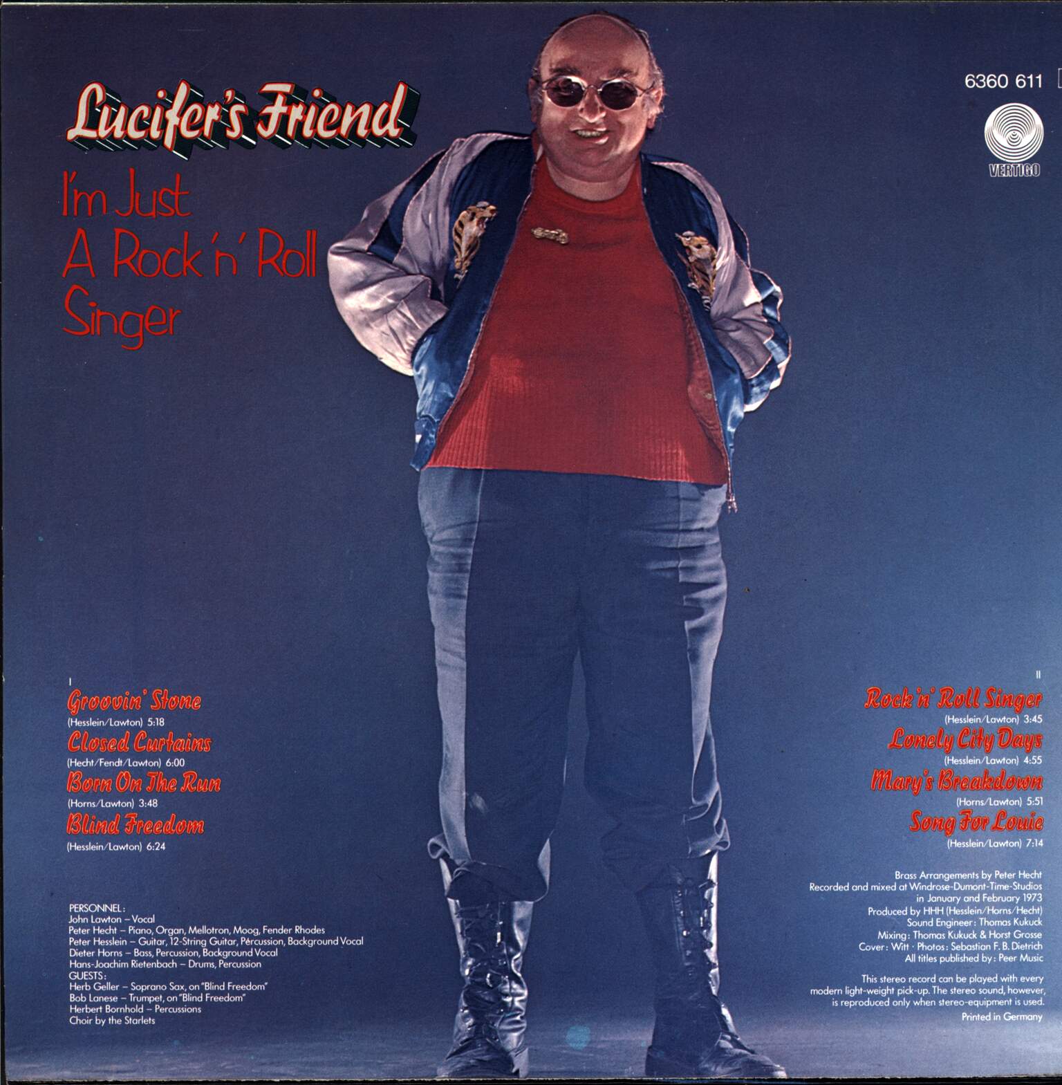 Lucifer's Friend: I'm Just A Rock 'N' Roll Singer, 1×LP (Vinyl)