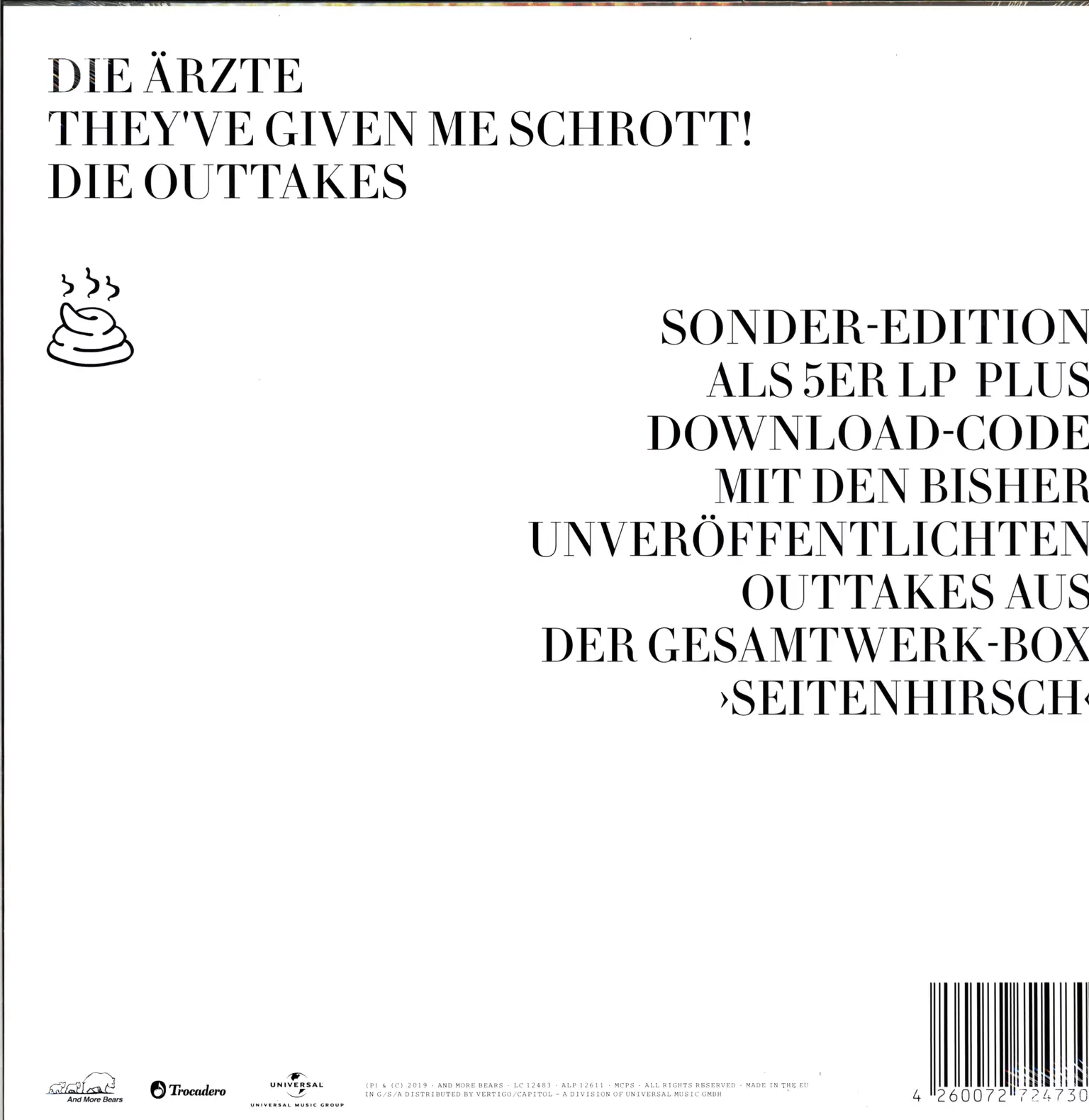 Die Ärzte: They've Given Me Schrott! - Die Outtakes, 5×LP (Vinyl)