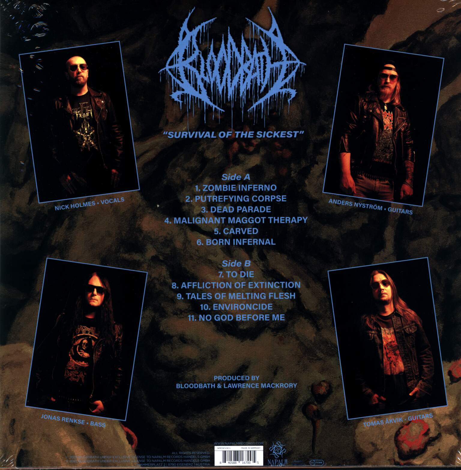 Bloodbath: "Survival Of The Sickest", 1×LP (Vinyl)