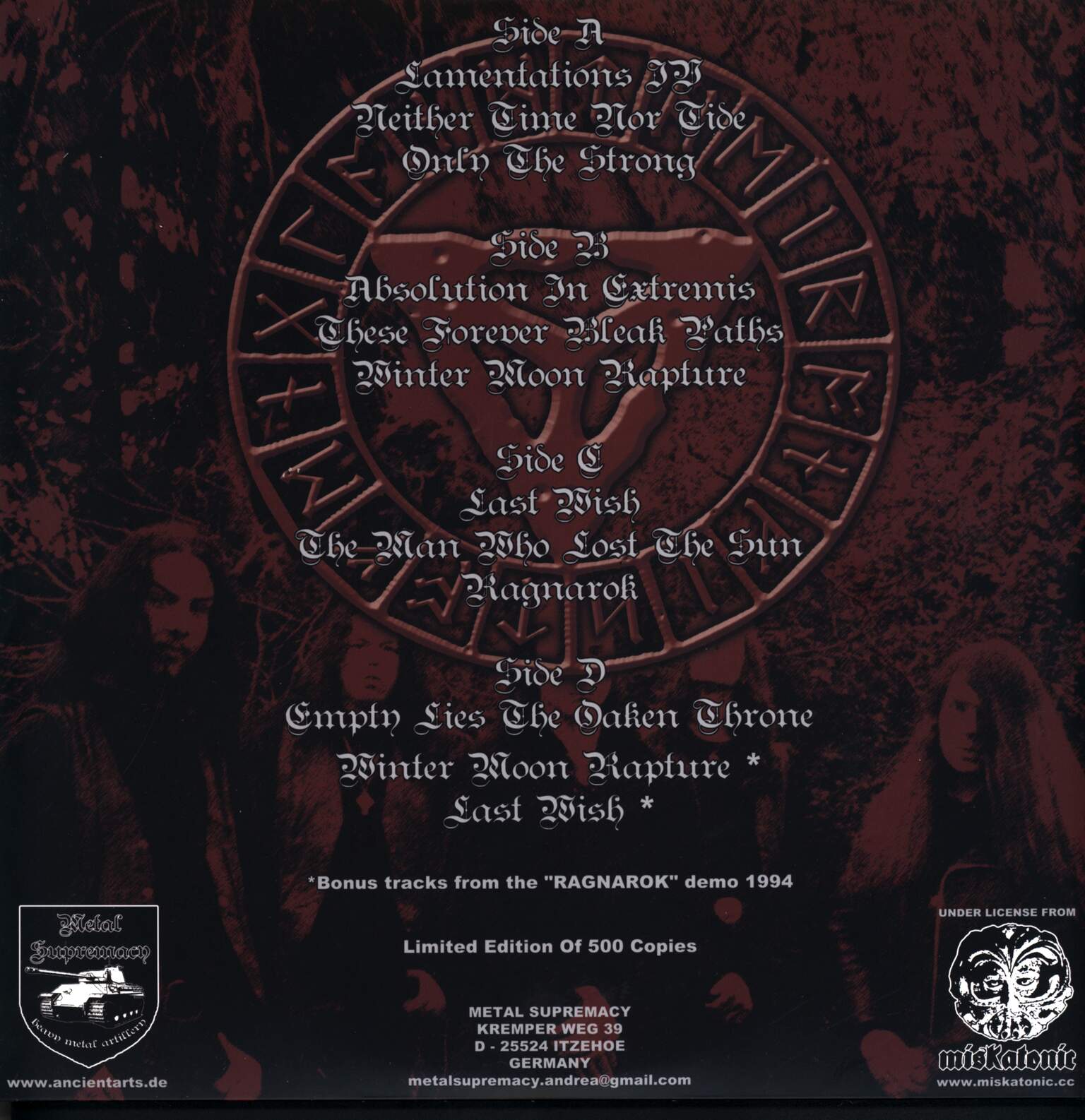 Solstice: Lamentations, 2×LP (Vinyl)