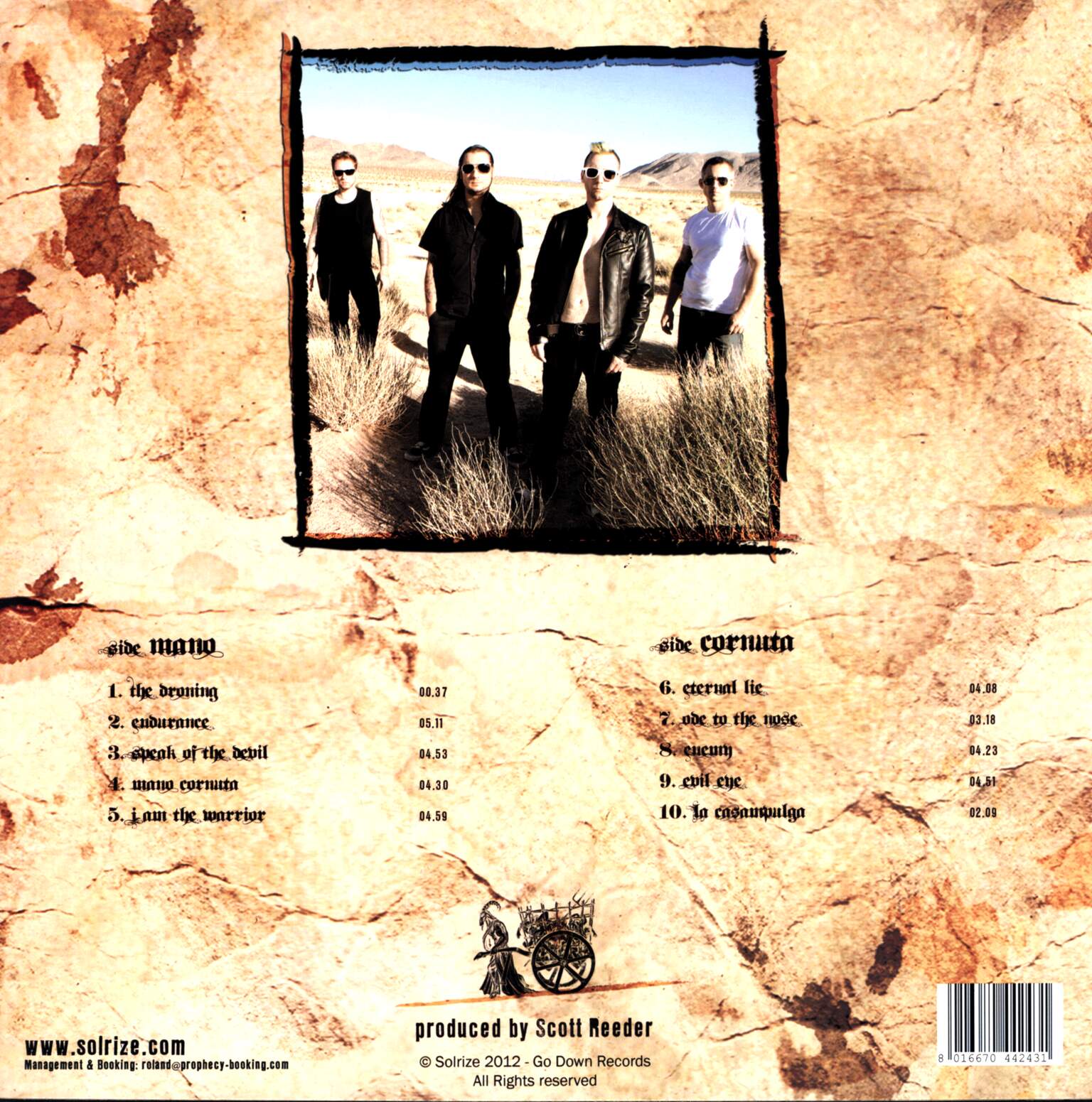 Solrize: Mano Cornuta, 1×LP (Vinyl)