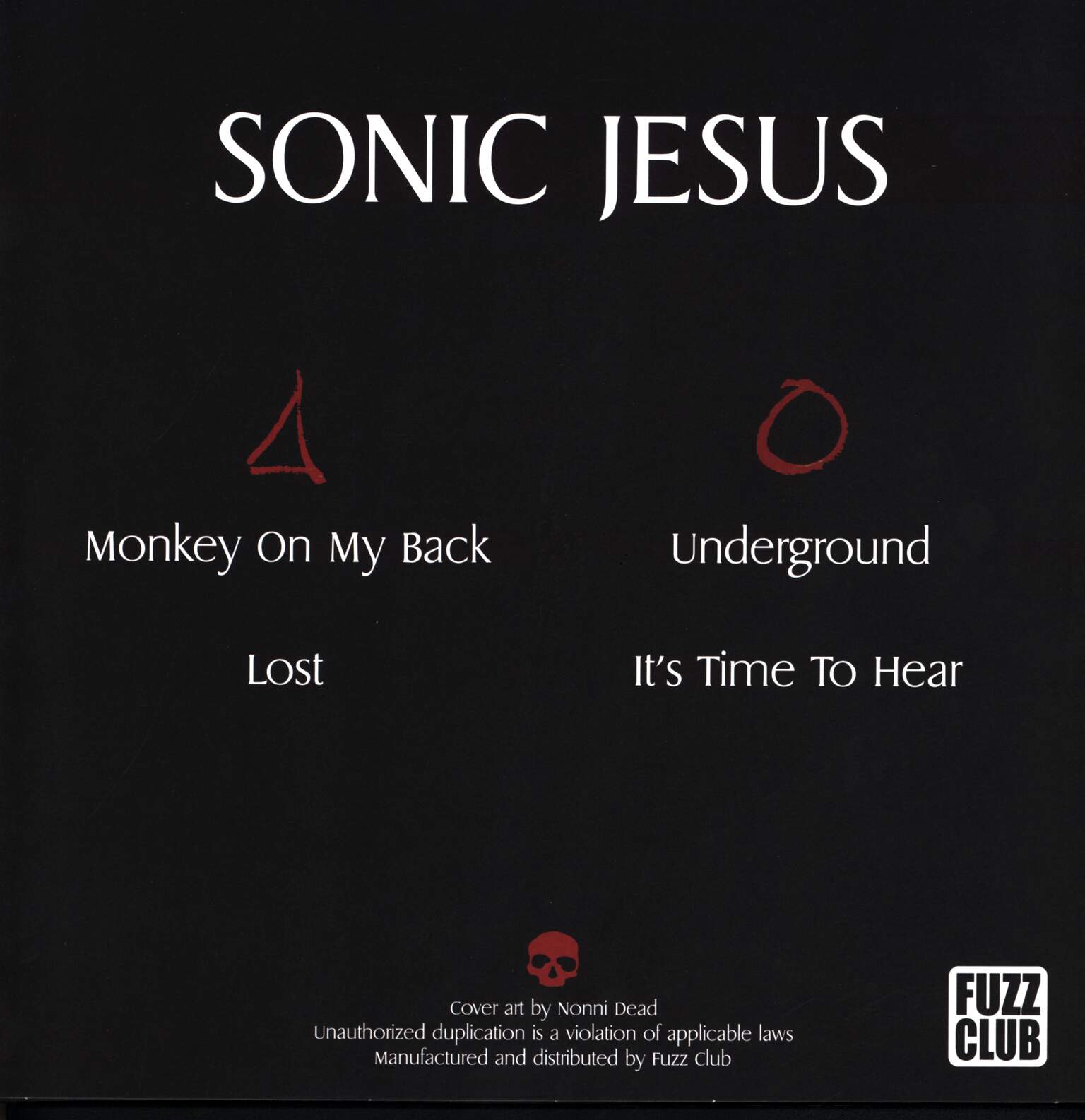 Sonic Jesus: Sonic Jesus, 1×12" Maxi Single (Vinyl)