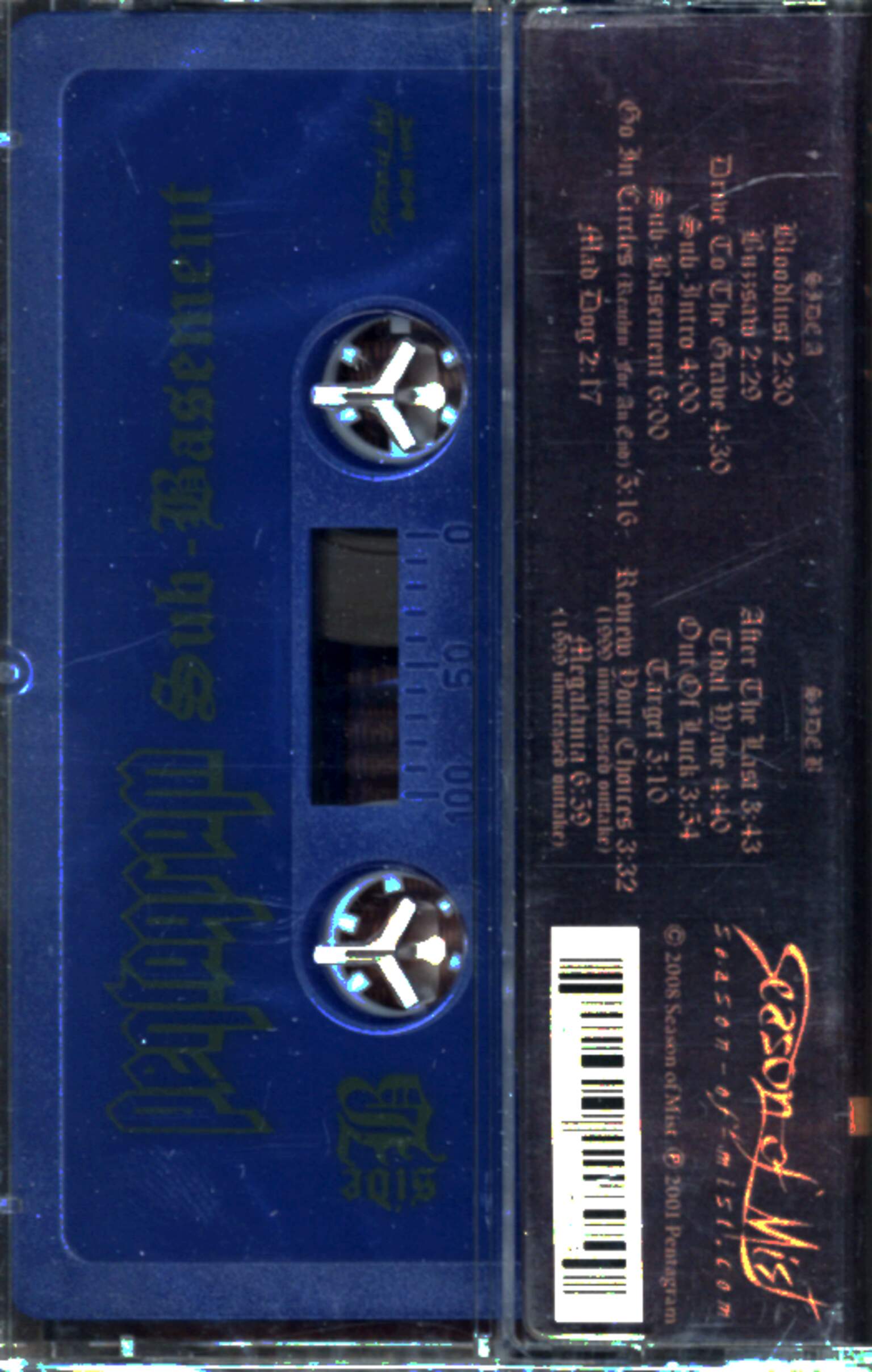 Pentagram: Sub-Basement, 1×Tape