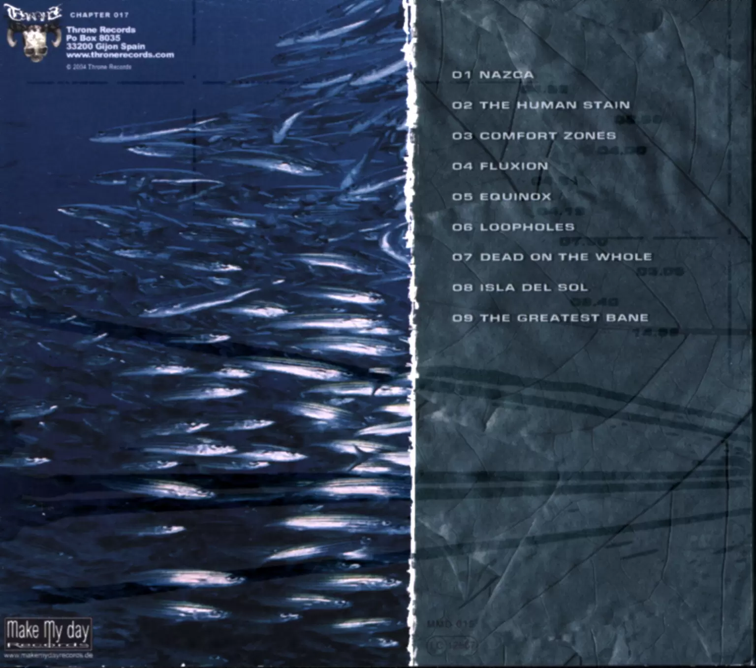 The Ocean: Fluxion, 1×CD
