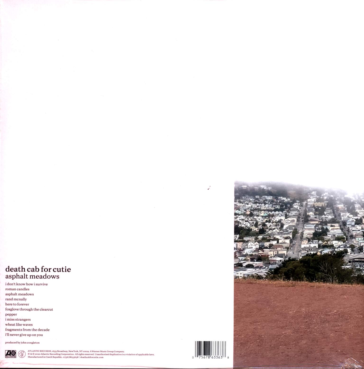 Death Cab For Cutie: Asphalt Meadows, 1×LP (Vinyl)