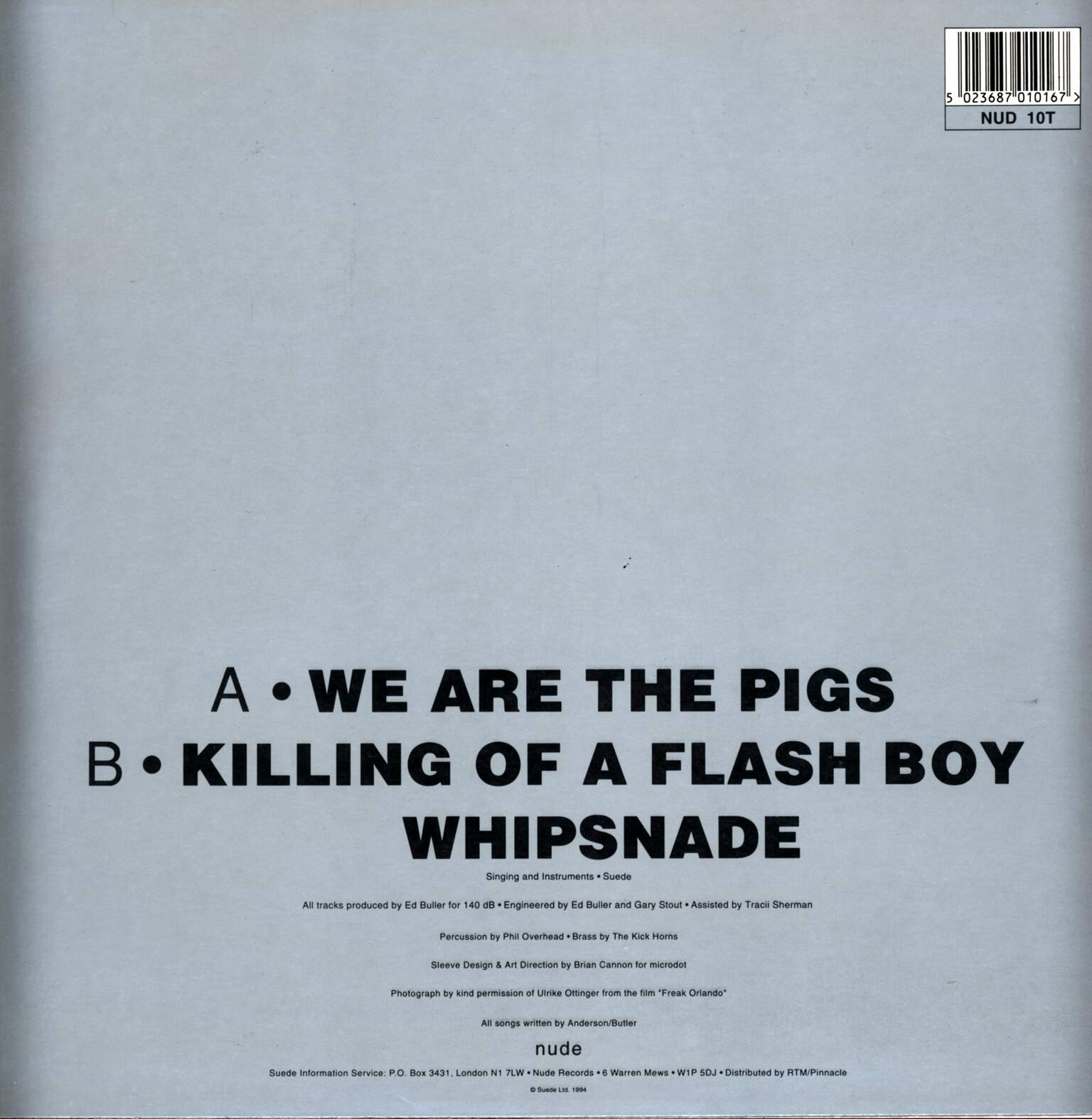 Suede: We Are The Pigs, 1×12" Maxi Single (Vinyl)