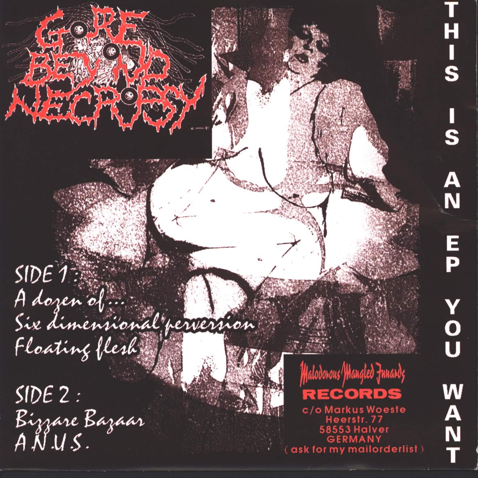 Gore Beyond Necropsy: This Is An EP You Want, 1×7" Single (Vinyl)