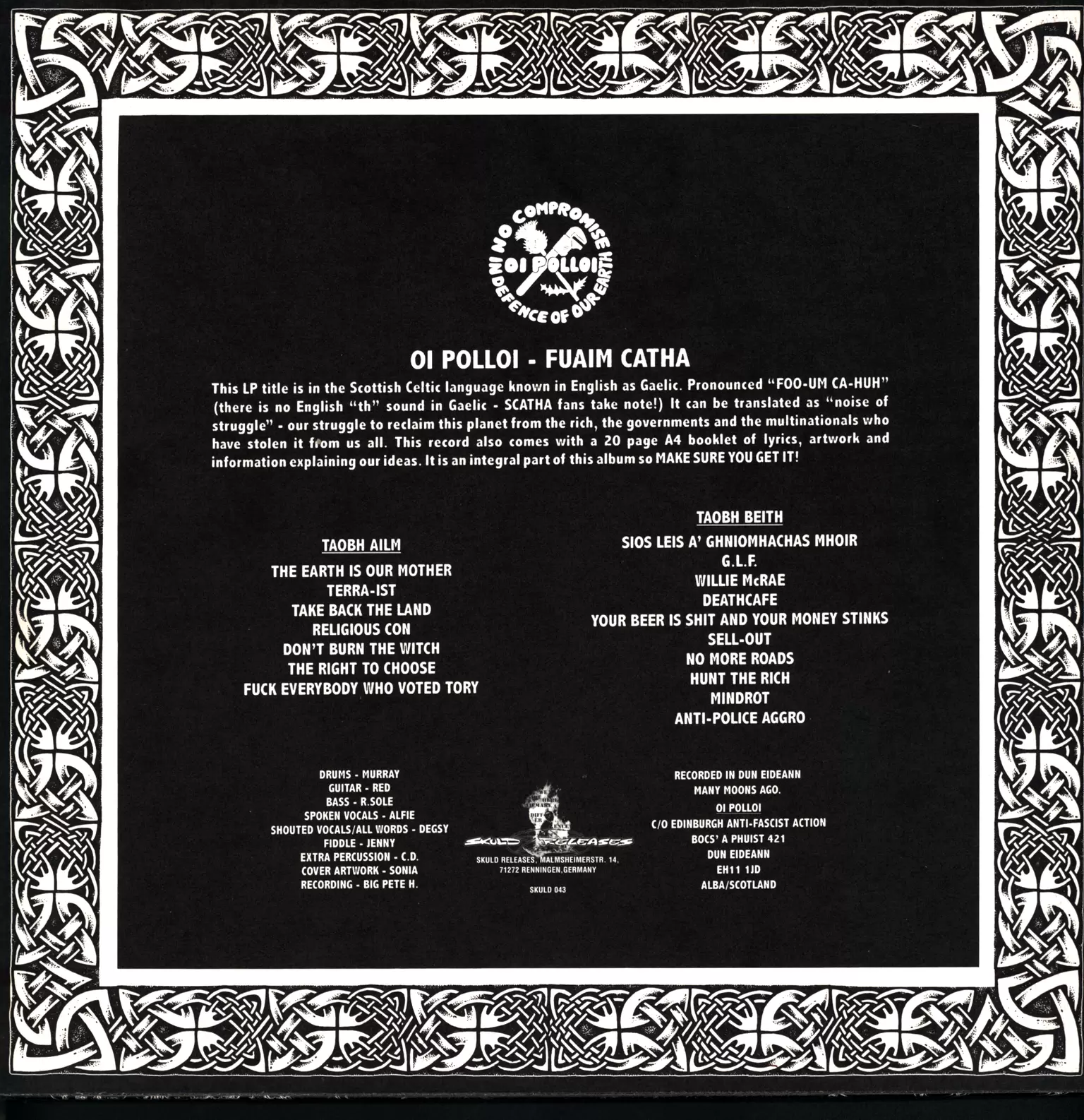 Oi Polloi: Fuaim Catha, 1×LP (Vinyl)
