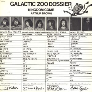 Arthur Brown's Kingdom Come: Galactic Zoo Dossier